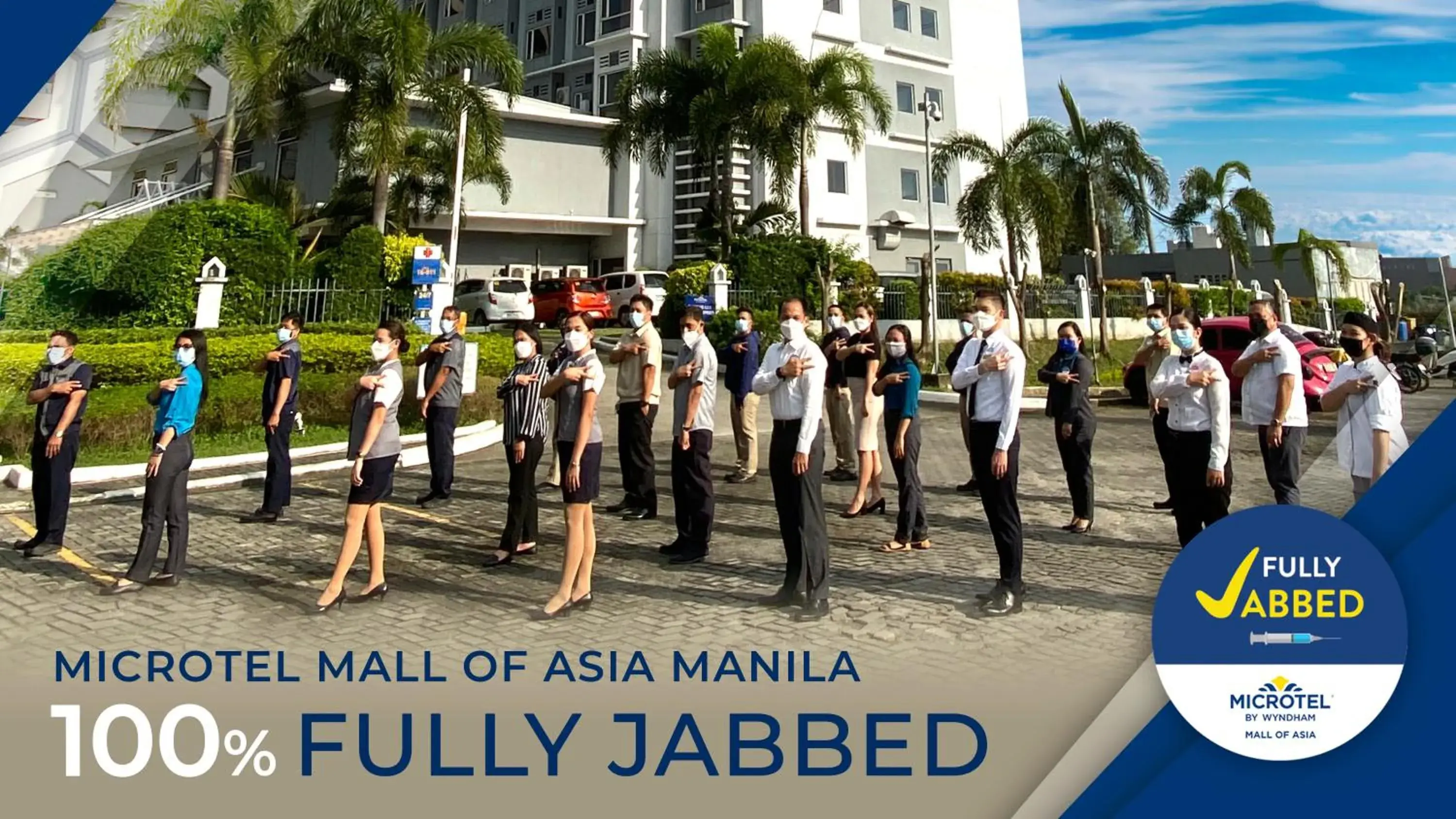 Property building in Microtel by Wyndham Mall of Asia Property building in Microtel by Wyndham Mall of Asia