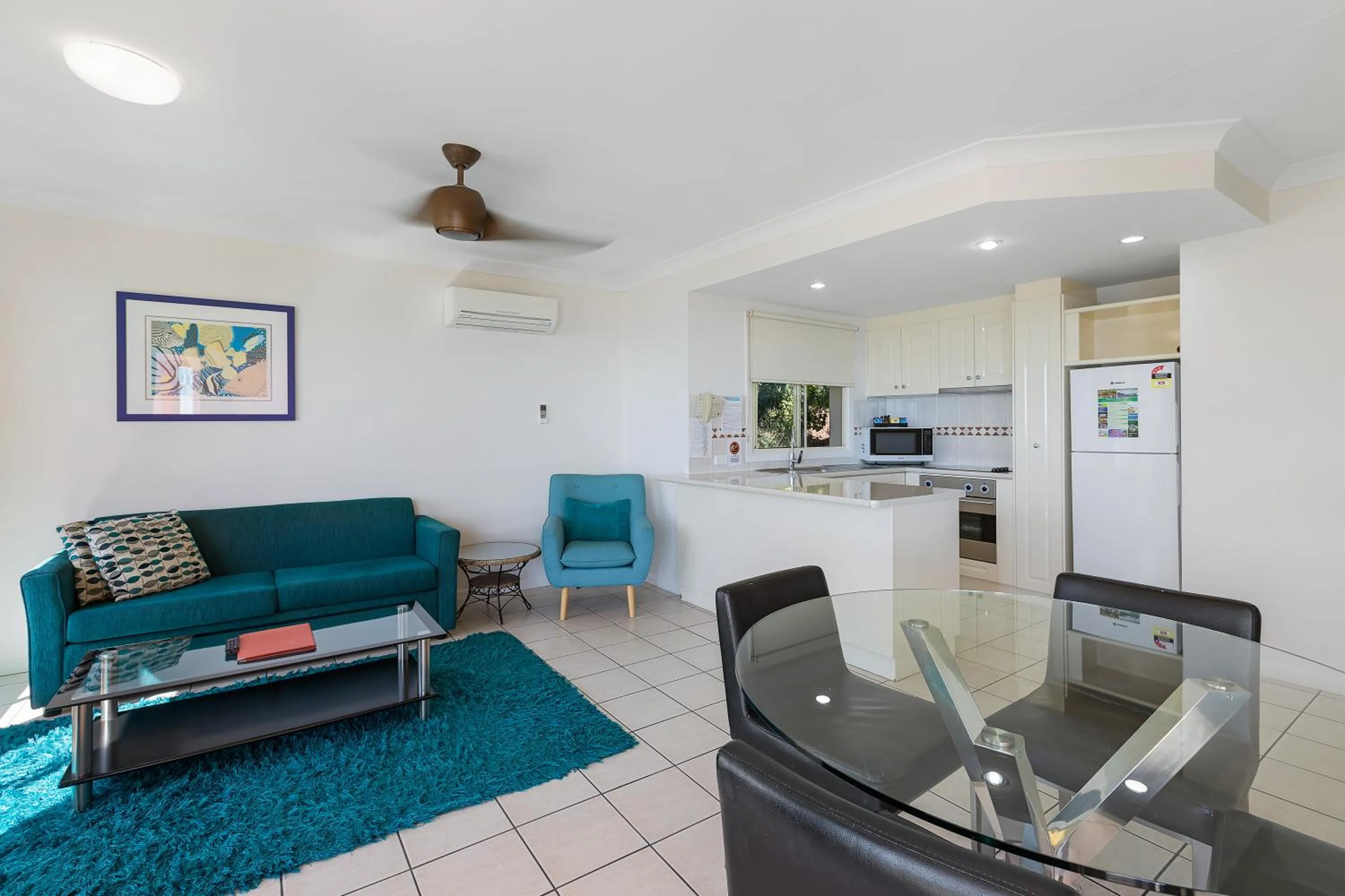 Living room in Martinique Whitsunday Resort