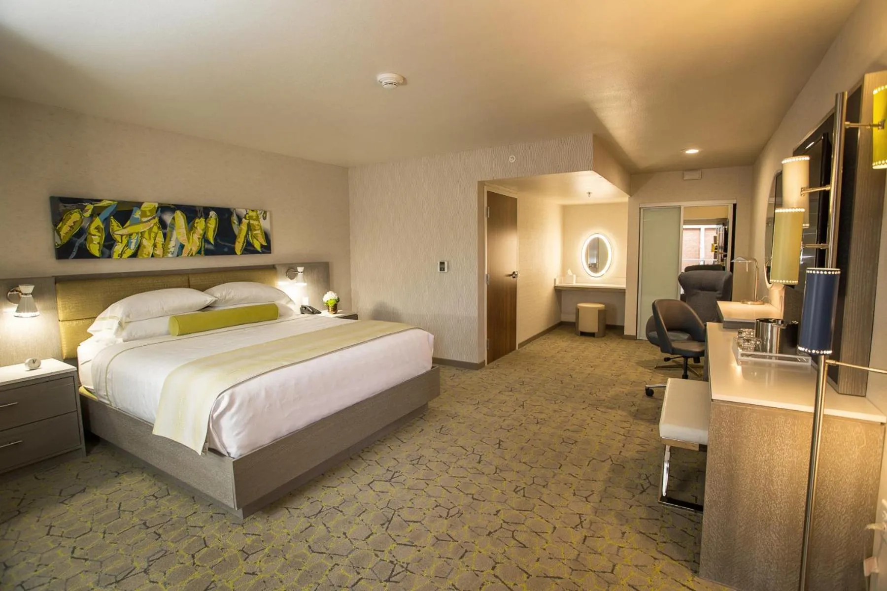 Bed in The Fredonia Hotel