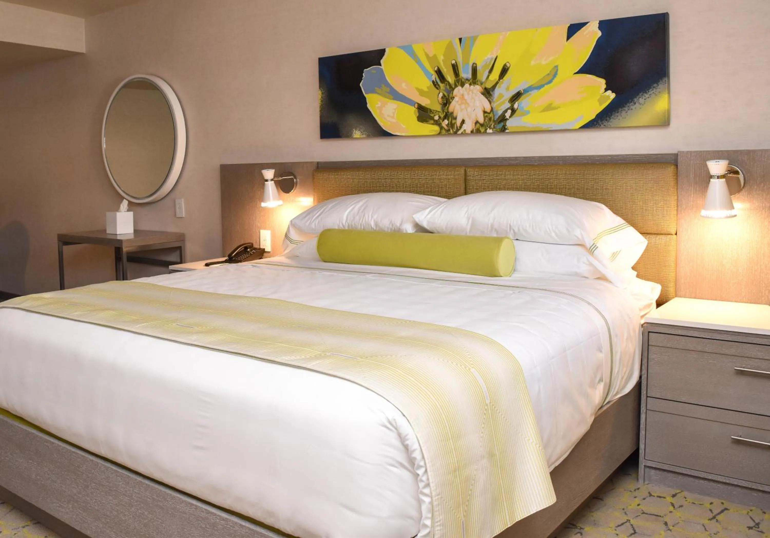 Bed in The Fredonia Hotel