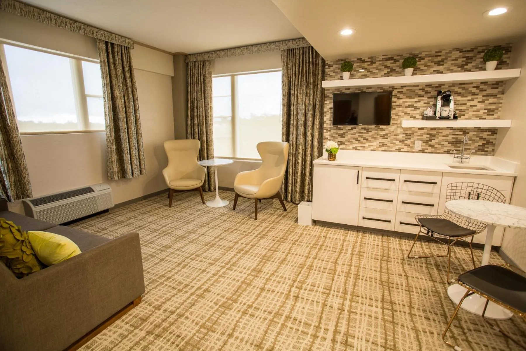 Seating area in The Fredonia Hotel