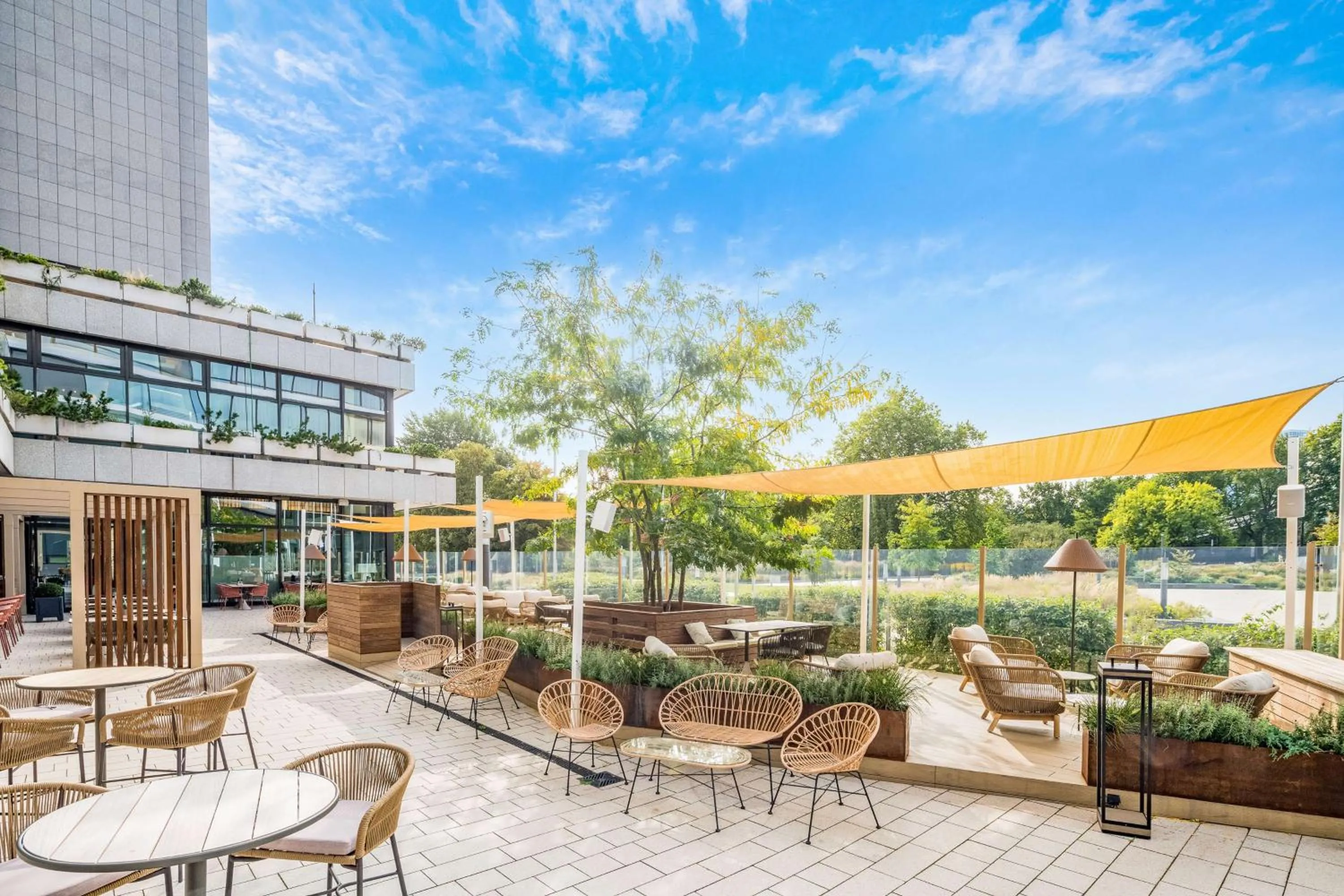 Property building in Radisson Blu Hotel, Hamburg