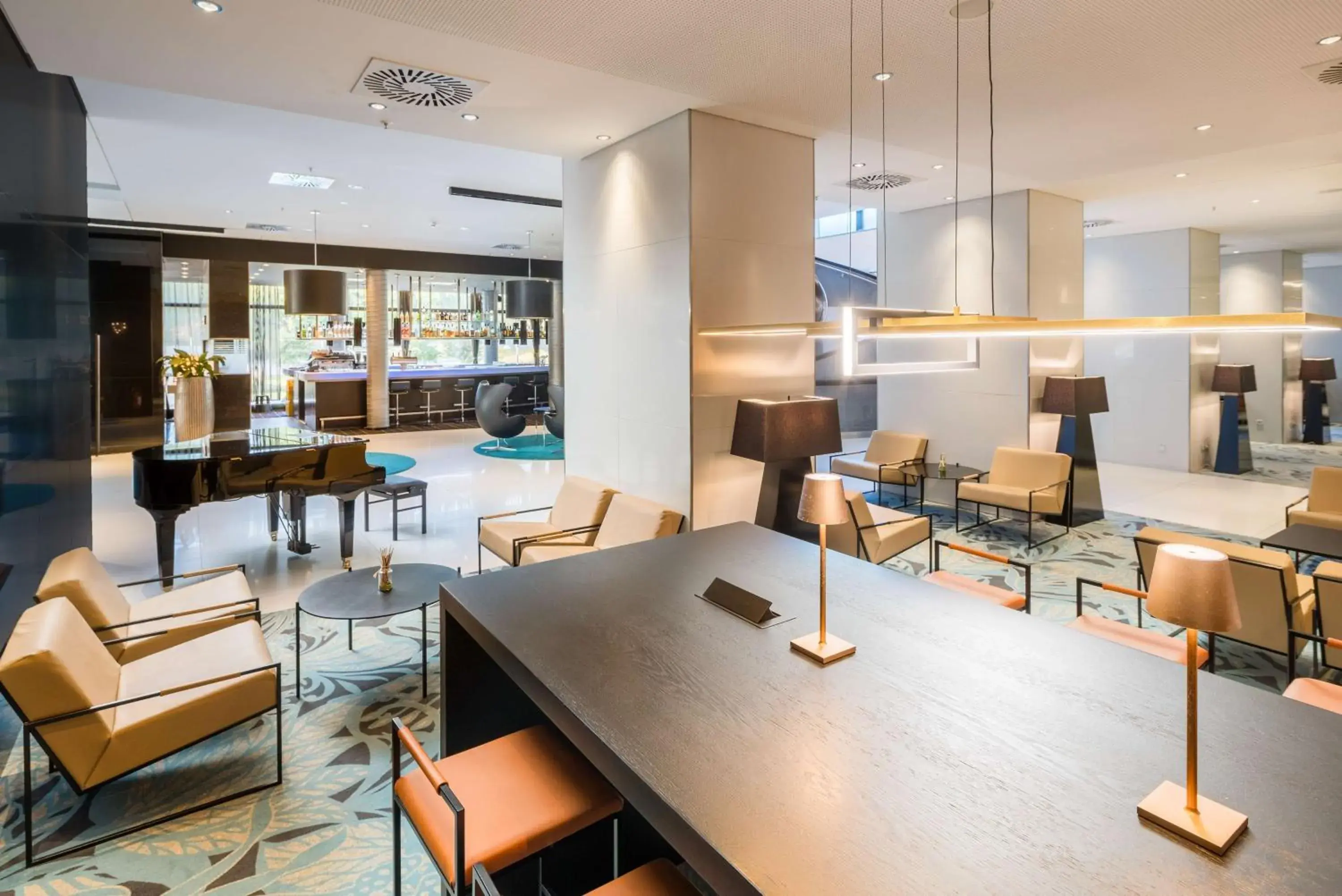 Lobby or reception in Radisson Blu Hotel, Hamburg Lobby or reception in Radisson Blu Hotel, Hamburg