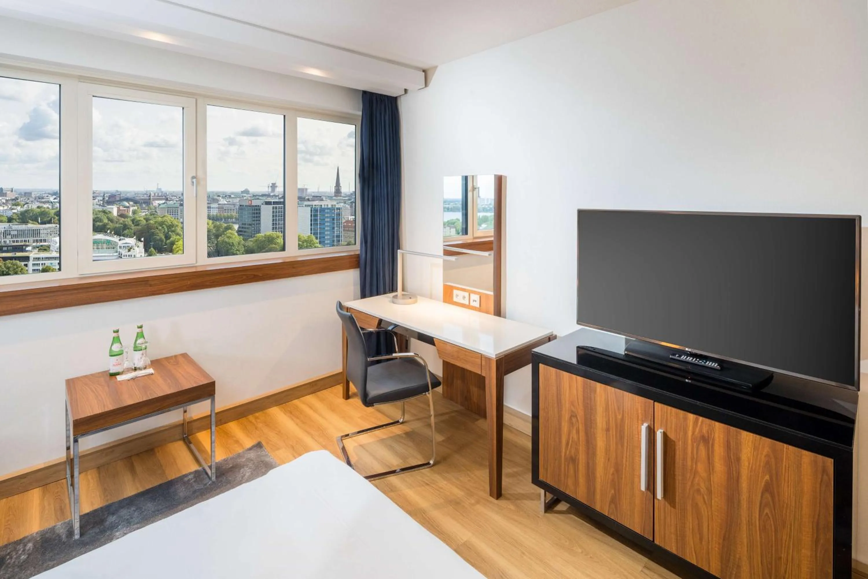 Bedroom in Radisson Blu Hotel, Hamburg