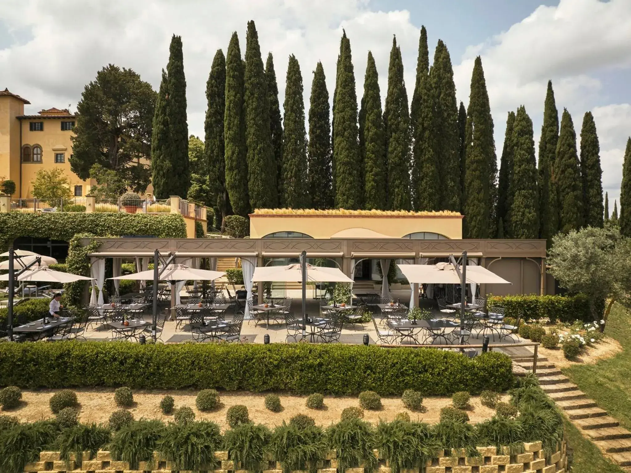 Bird's eye view in COMO Castello Del Nero Bird's eye view in COMO Castello Del Nero