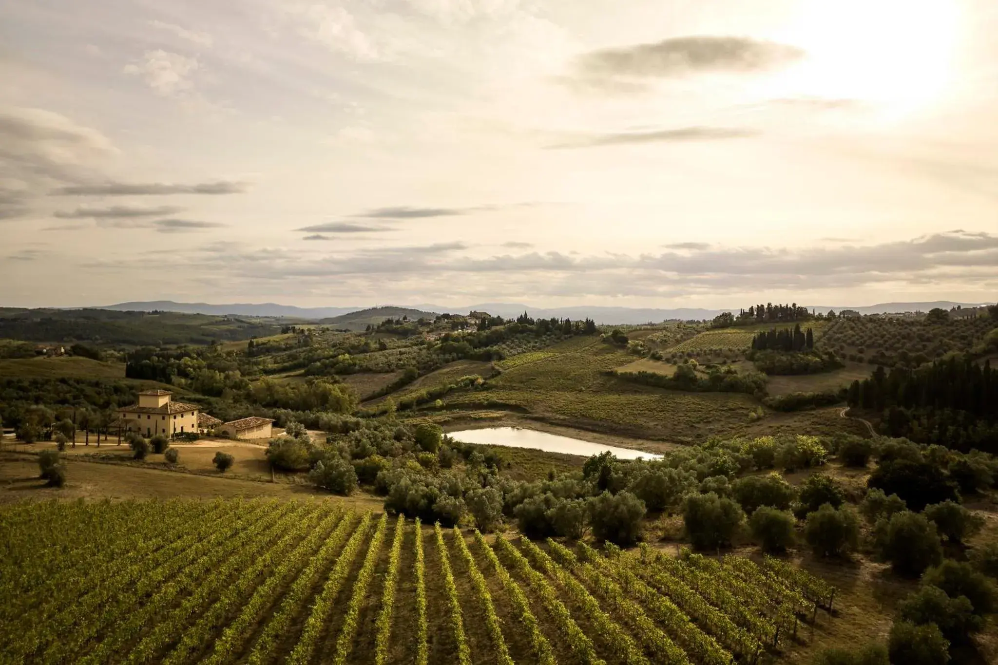 Bird's eye view in COMO Castello Del Nero Bird's eye view in COMO Castello Del Nero