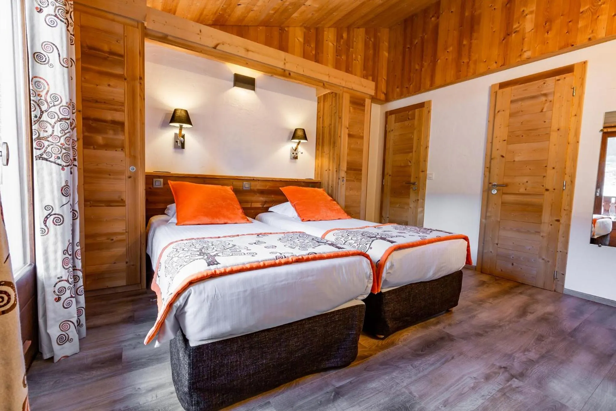 Bedroom, Bed in Hotel Les Bruyères