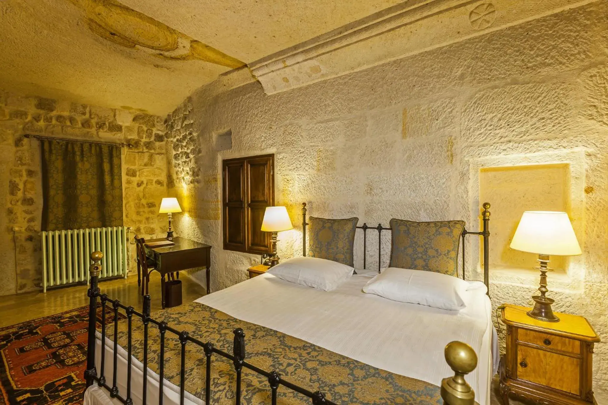 Bed in Yunak Evleri Cappadocia Bed in Yunak Evleri Cappadocia