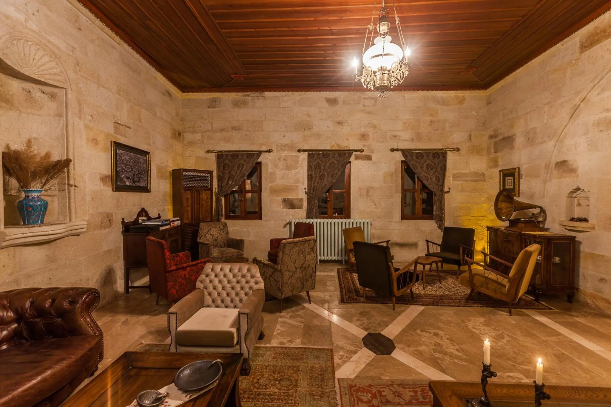 Lobby or reception in Yunak Evleri Cappadocia