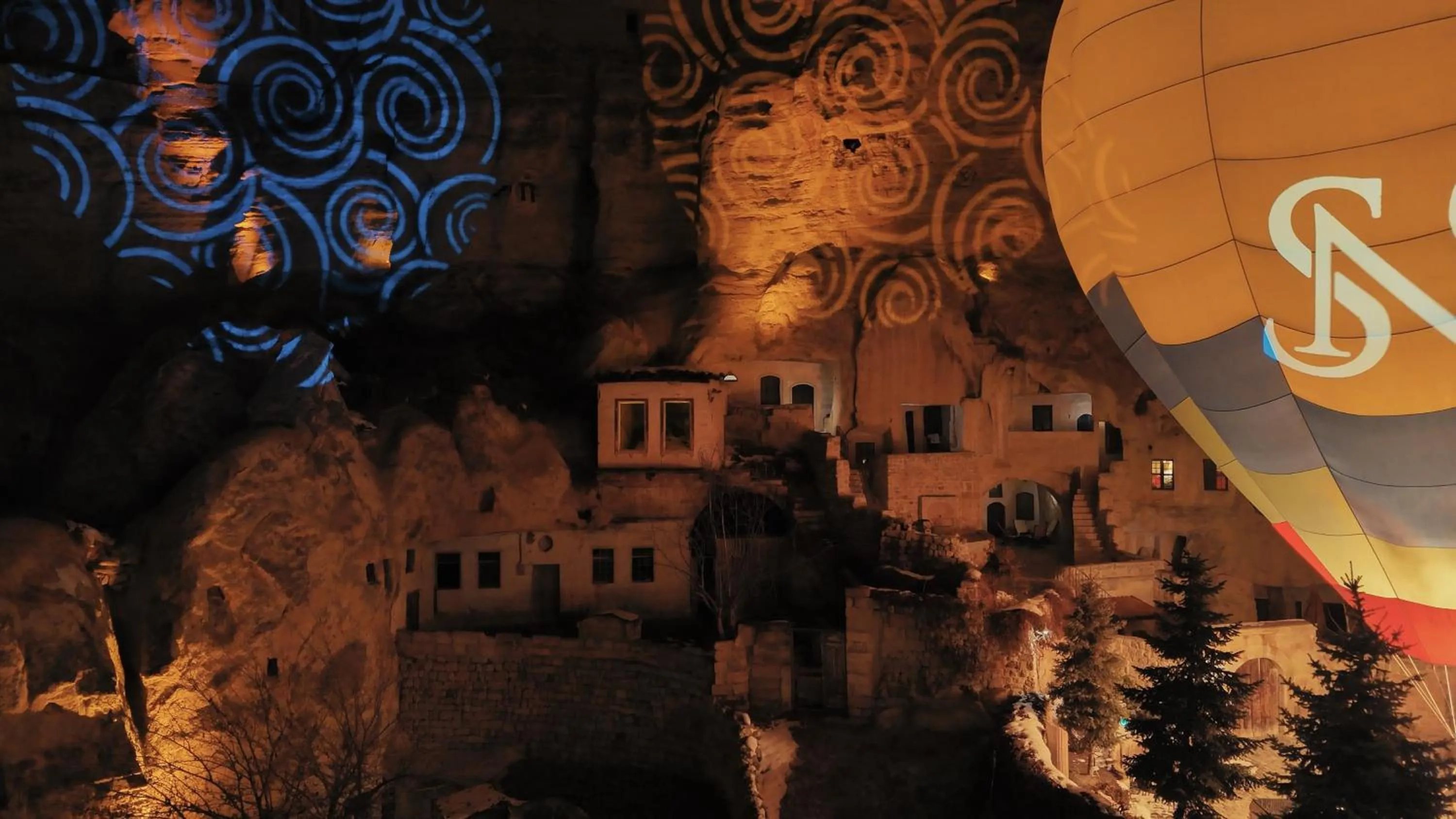 Night in Yunak Evleri Cappadocia