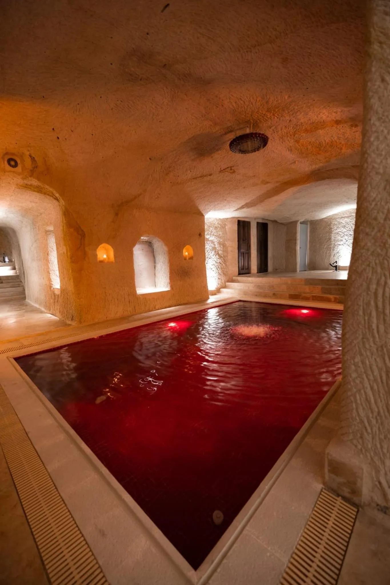 Swimming pool in Yunak Evleri Cappadocia