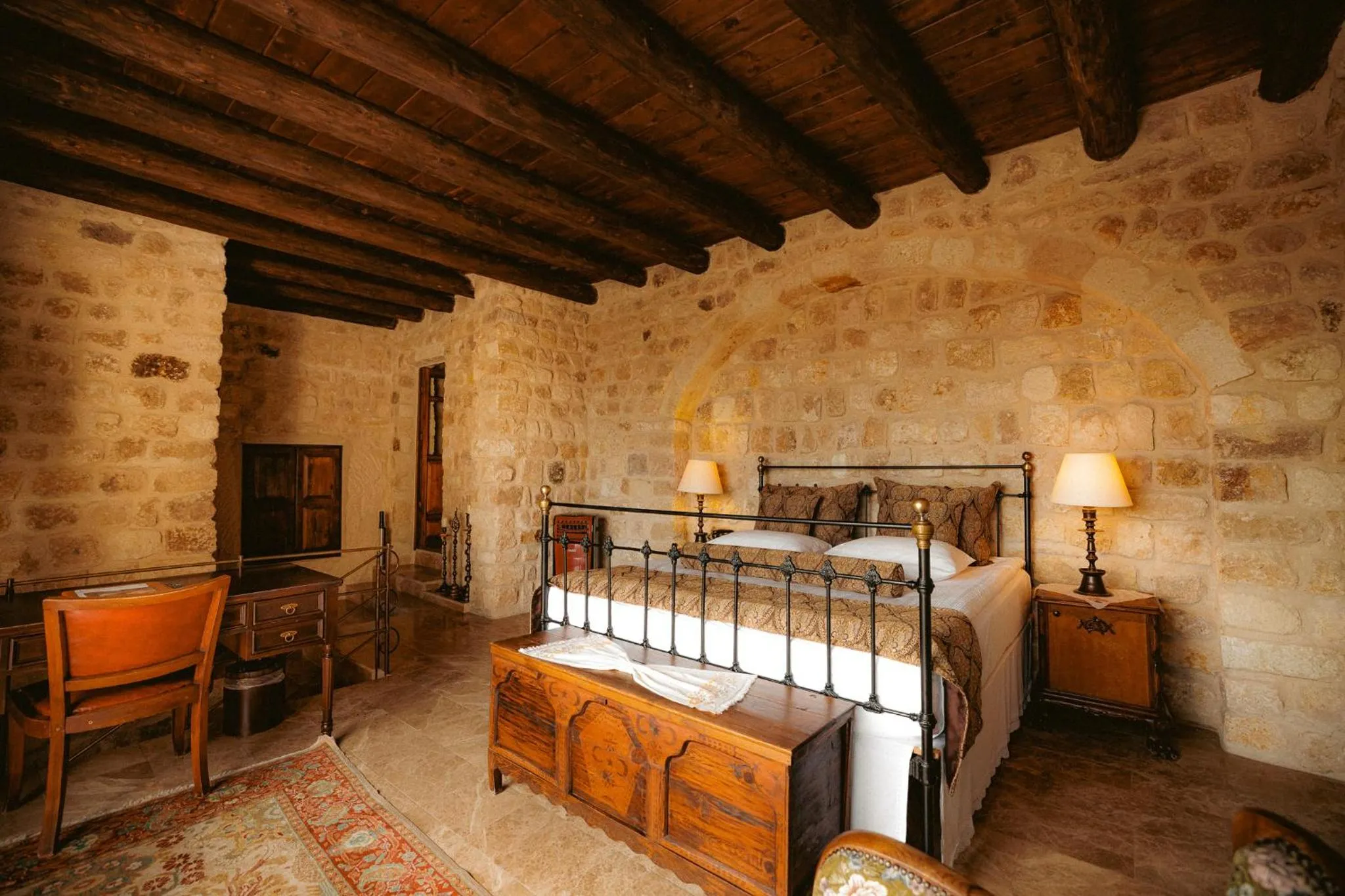 Bedroom, Bed in Yunak Evleri Cappadocia