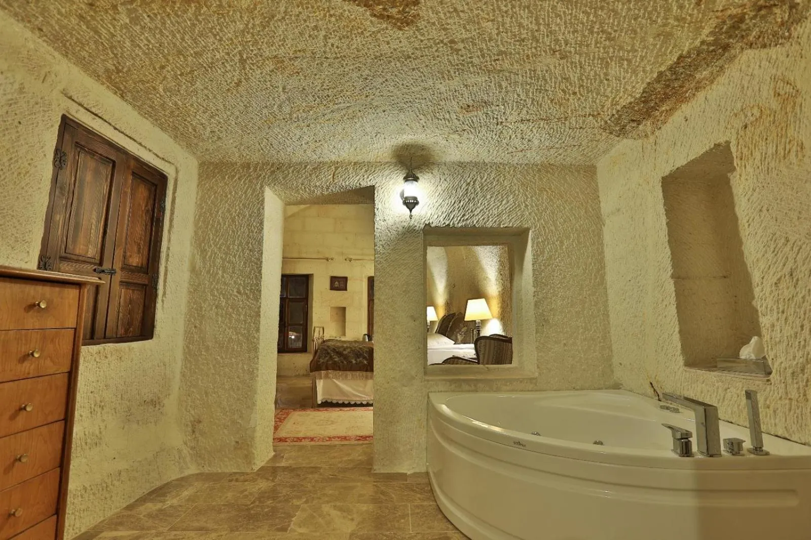 Bath in Yunak Evleri Cappadocia