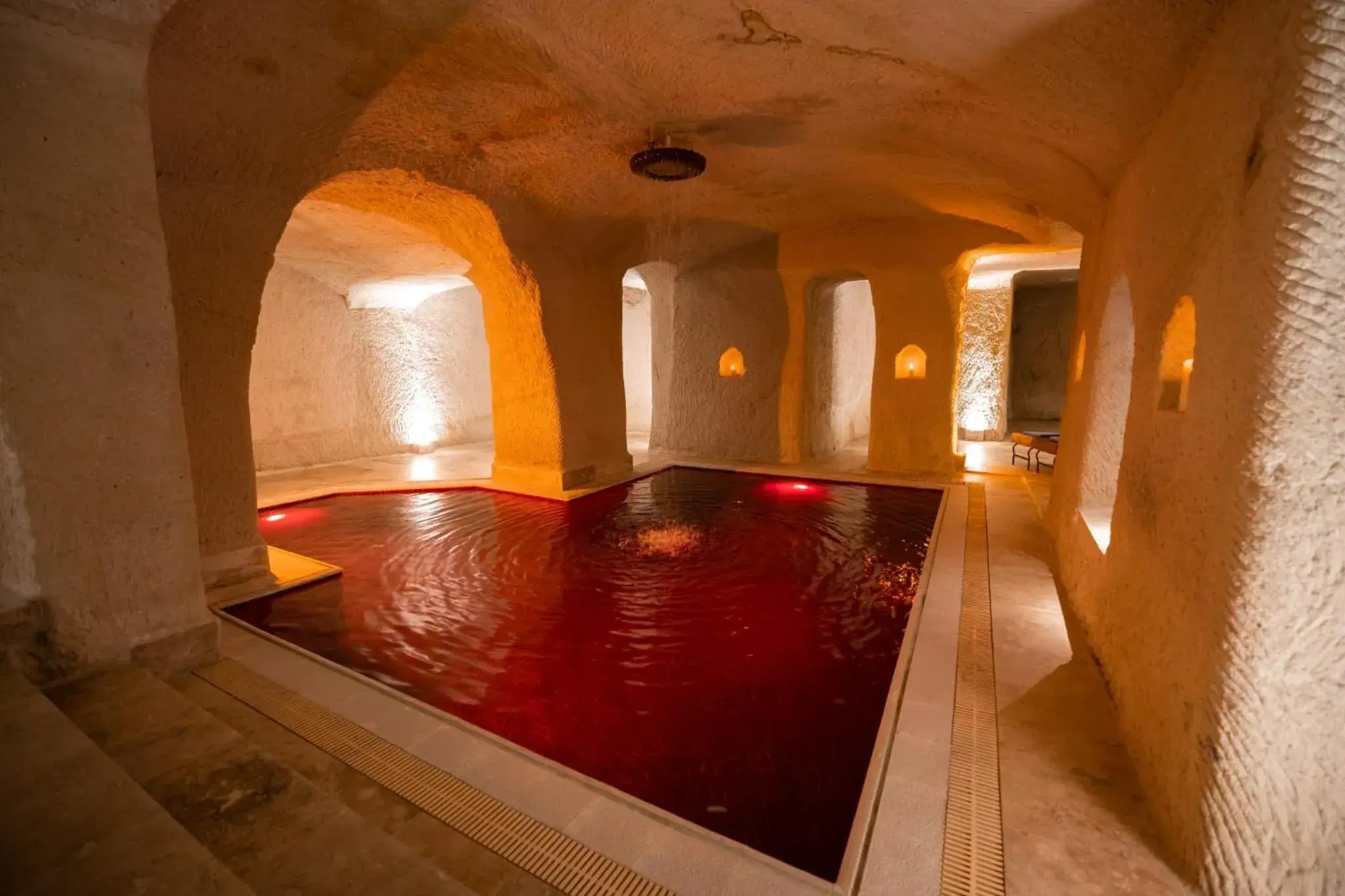 Swimming pool in Yunak Evleri Cappadocia Swimming pool in Yunak Evleri Cappadocia