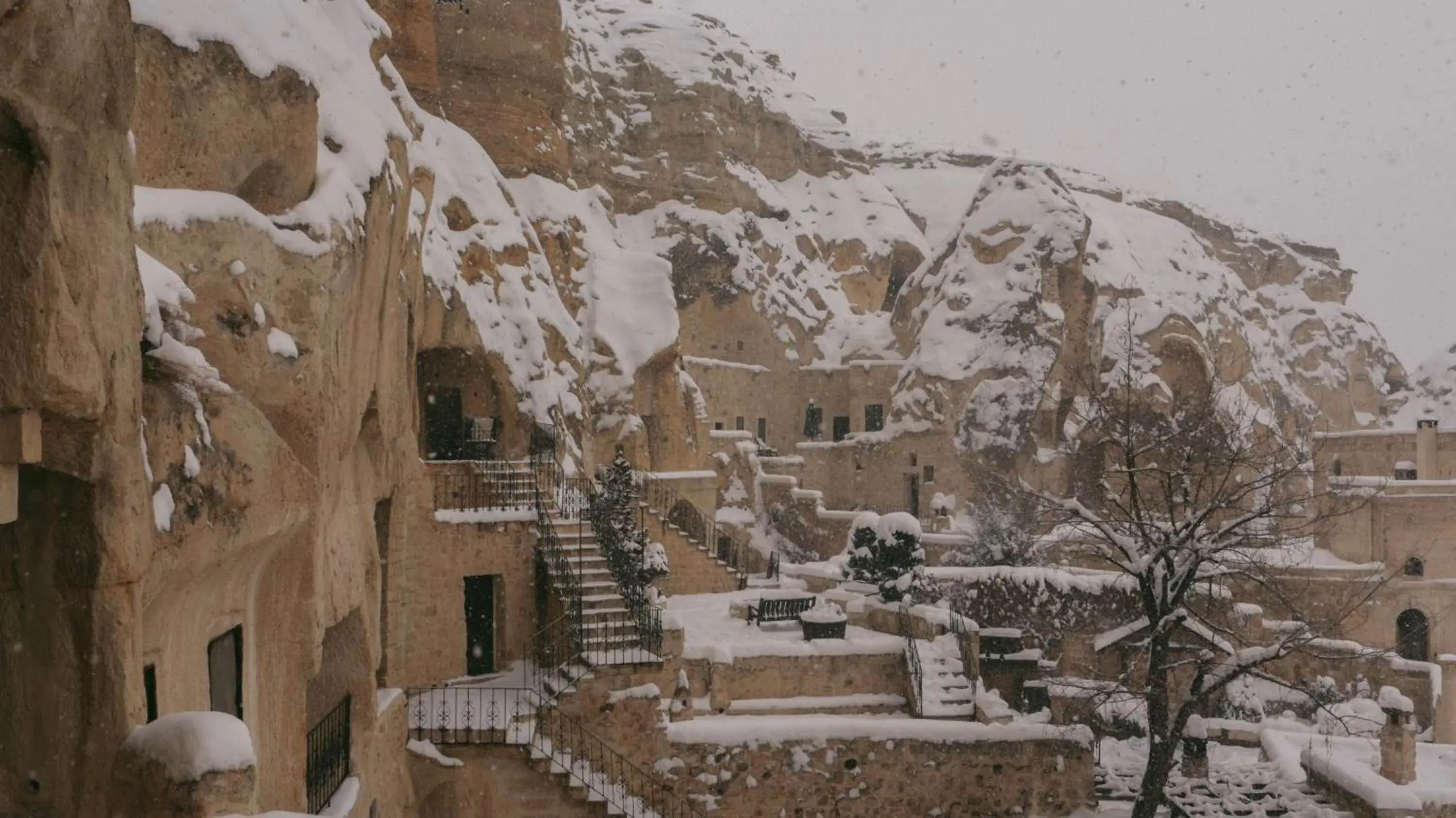 Winter in Yunak Evleri Cappadocia Winter in Yunak Evleri Cappadocia