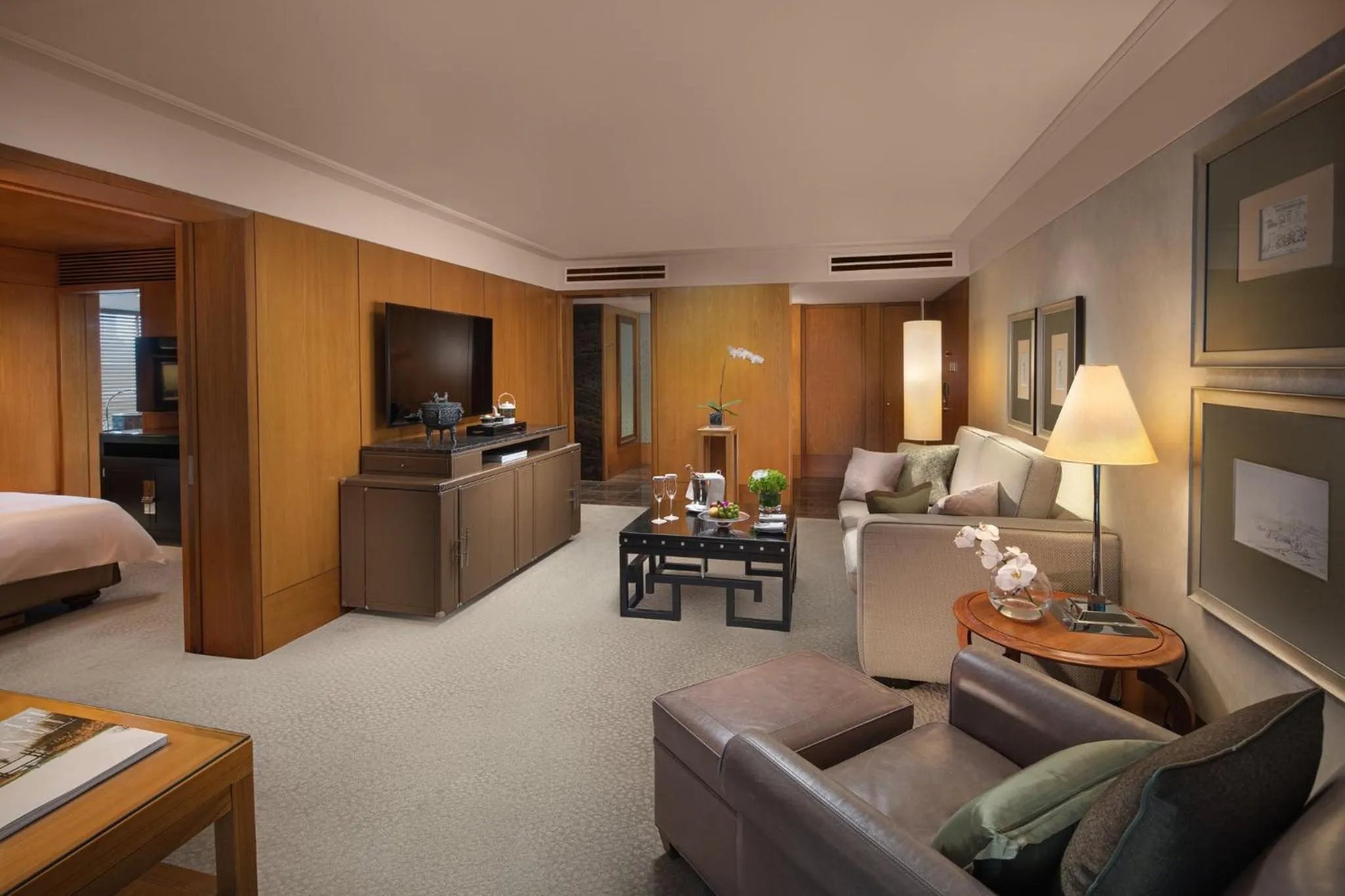 Living room in Mandarin Oriental, Hong Kong