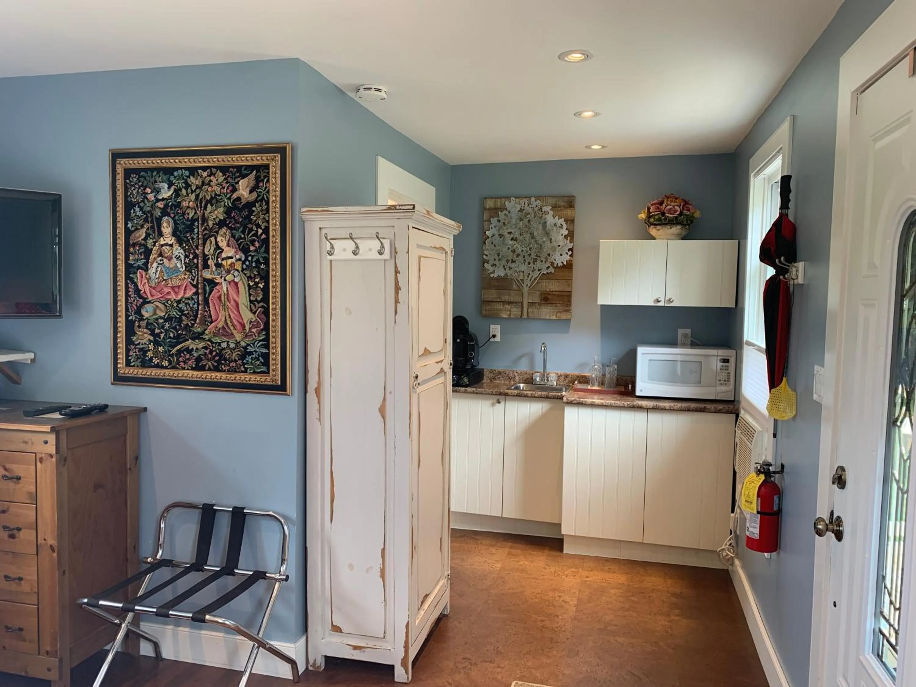 Kitchen or kitchenette in Green Oaks B&B