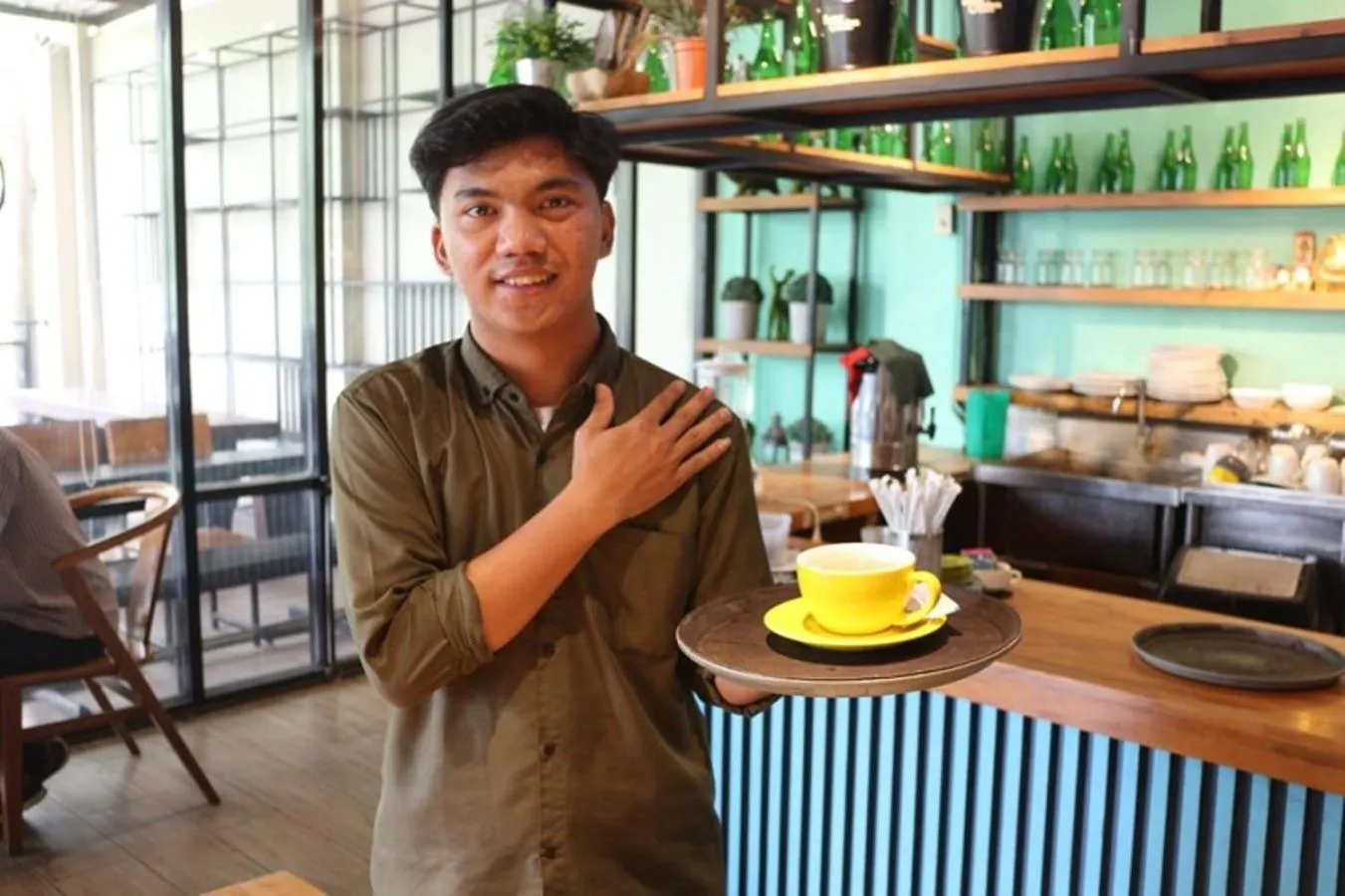 Staff in CREW EXPRESS Hotel