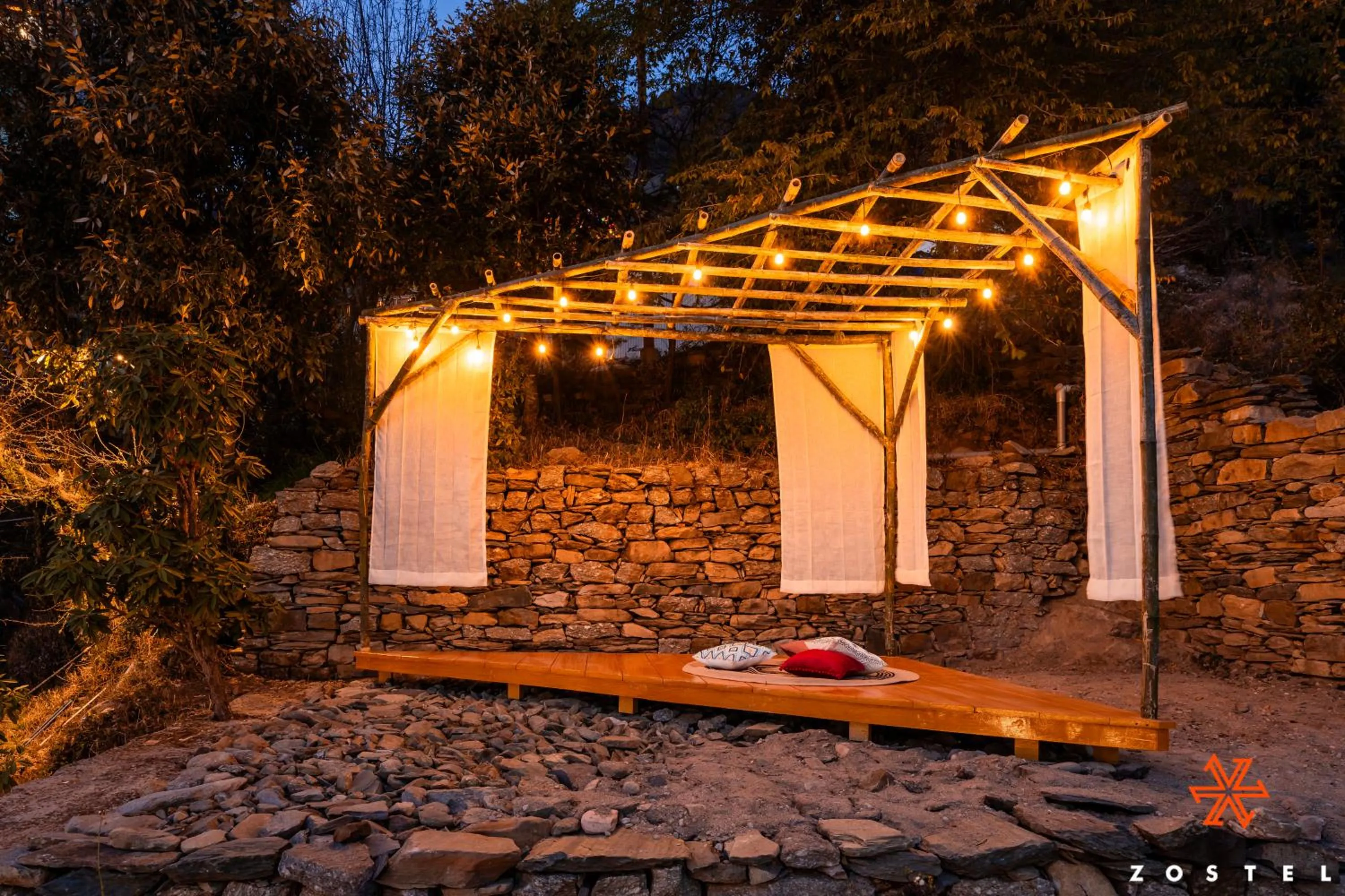 Natural landscape in Zostel Dharamkot