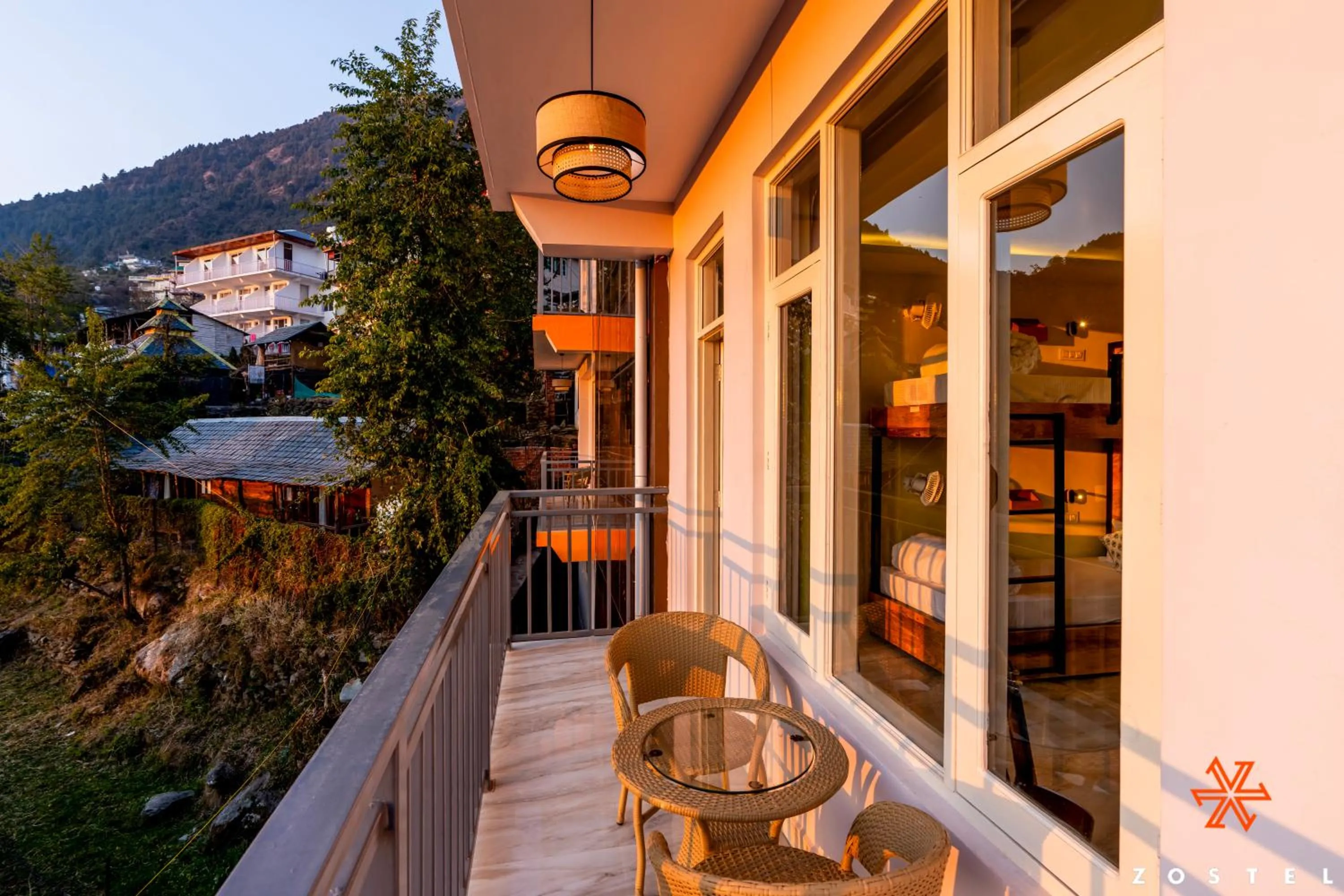 Property building in Zostel Dharamkot