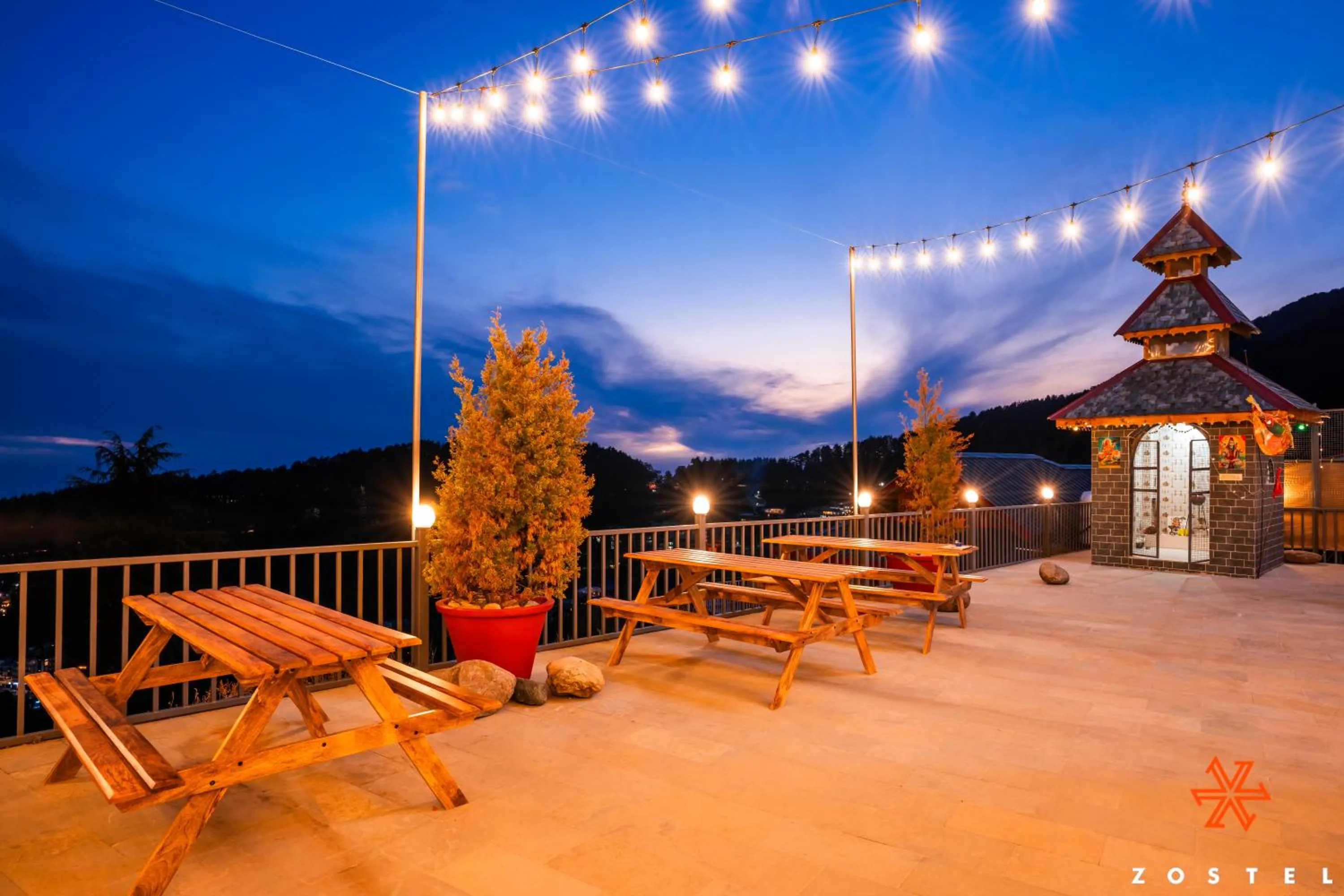 Natural landscape in Zostel Dharamkot