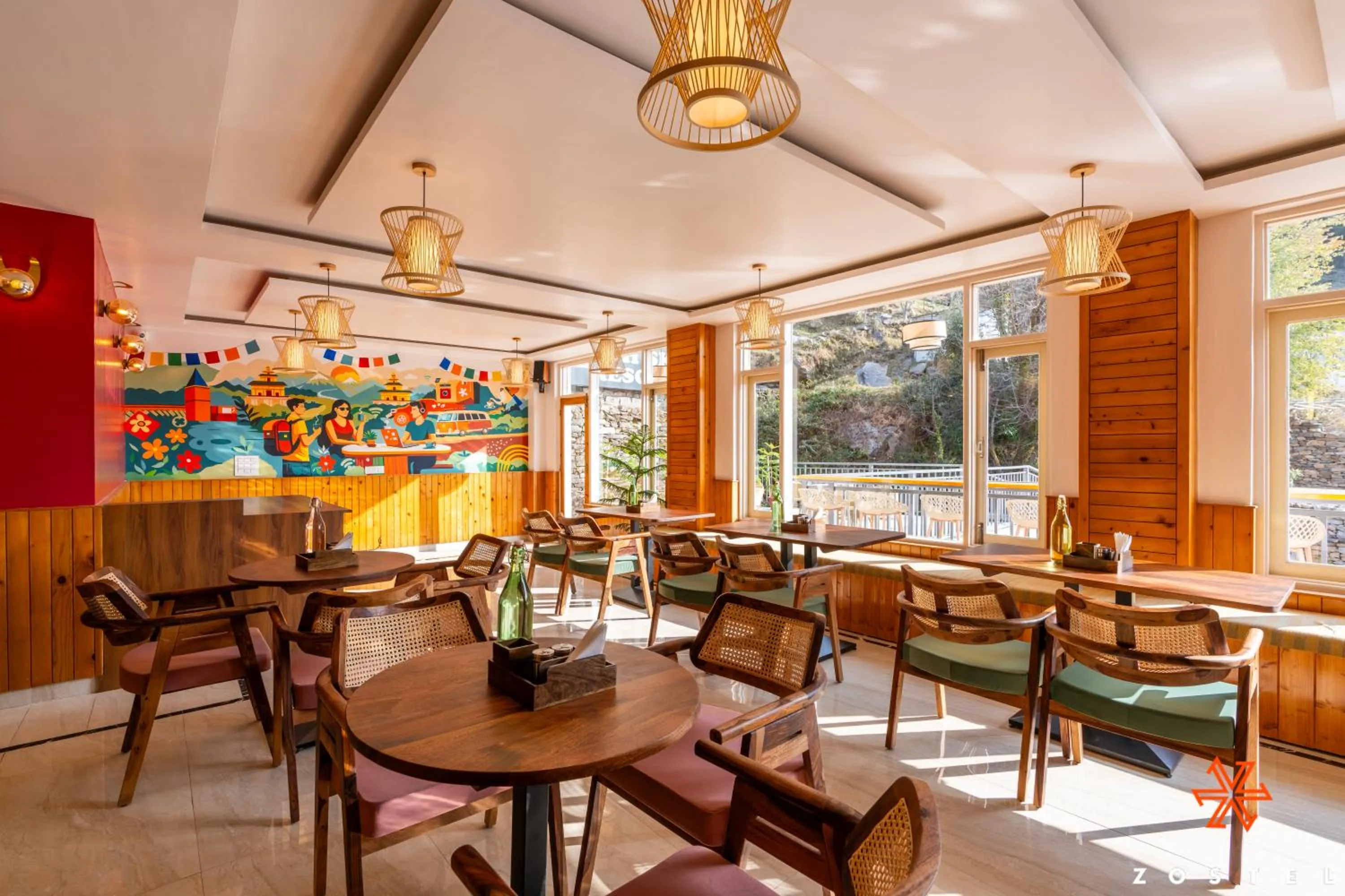 Restaurant/places to eat in Zostel Dharamkot