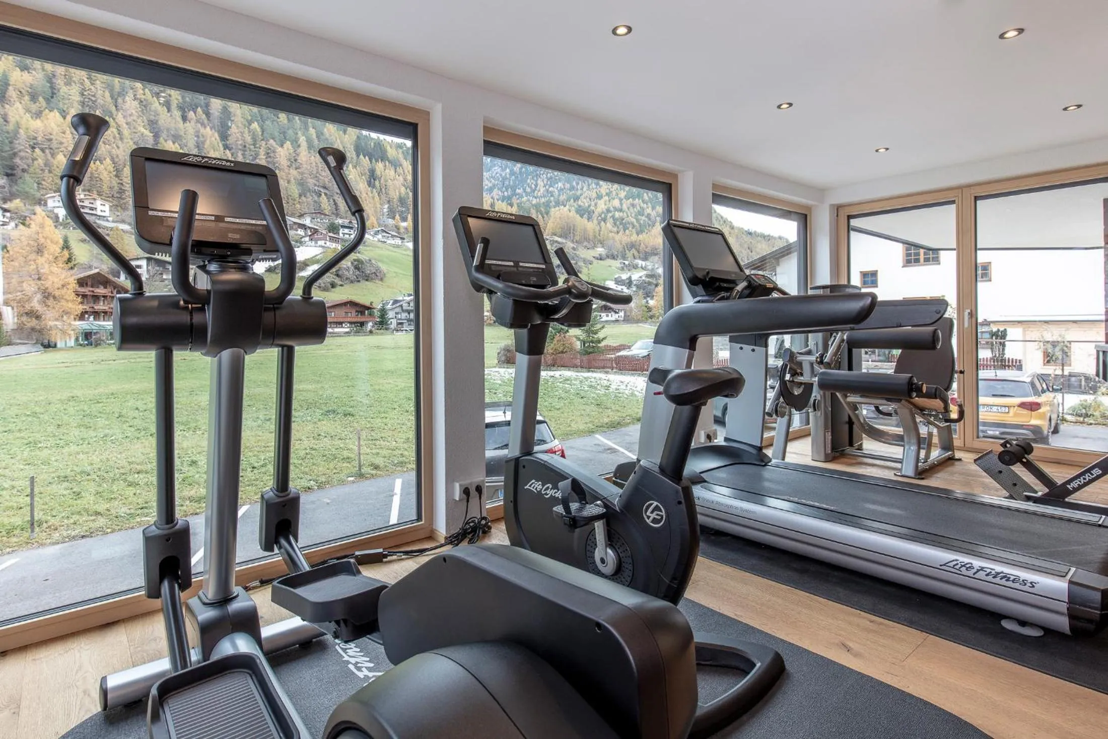 Fitness centre/facilities in Hotel Hubertus