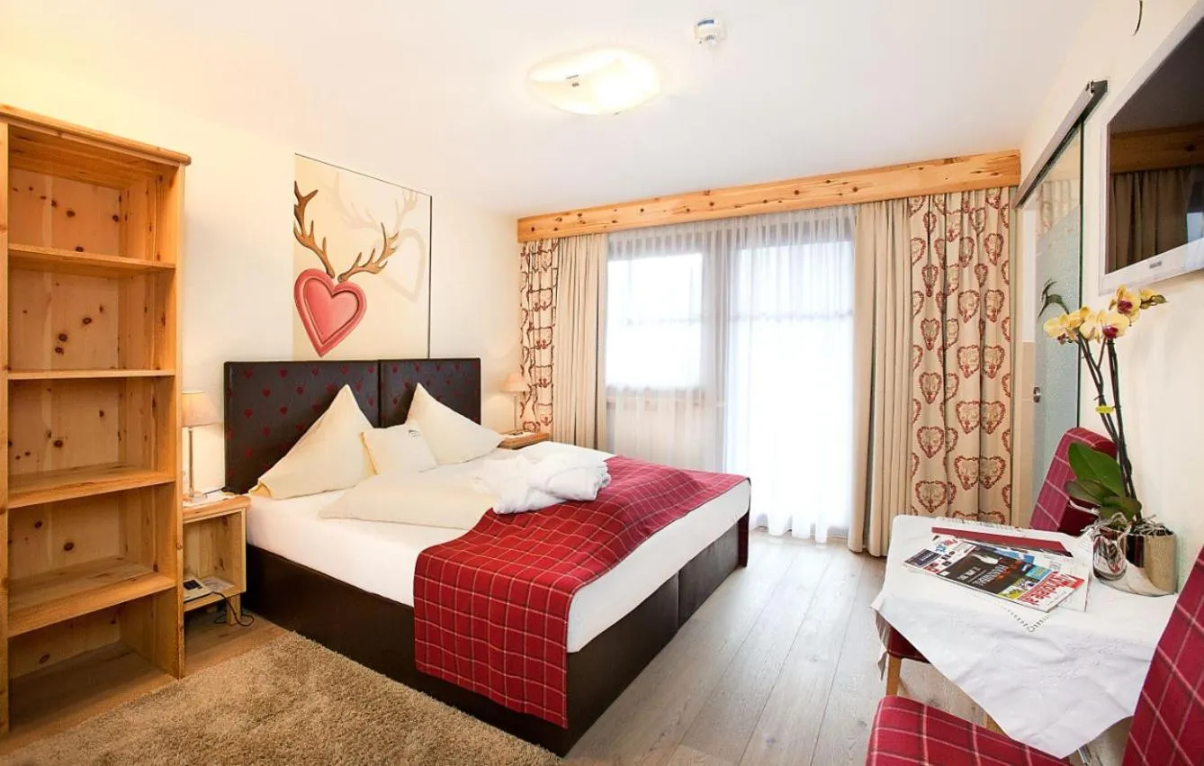 Bed in Hotel Hubertus