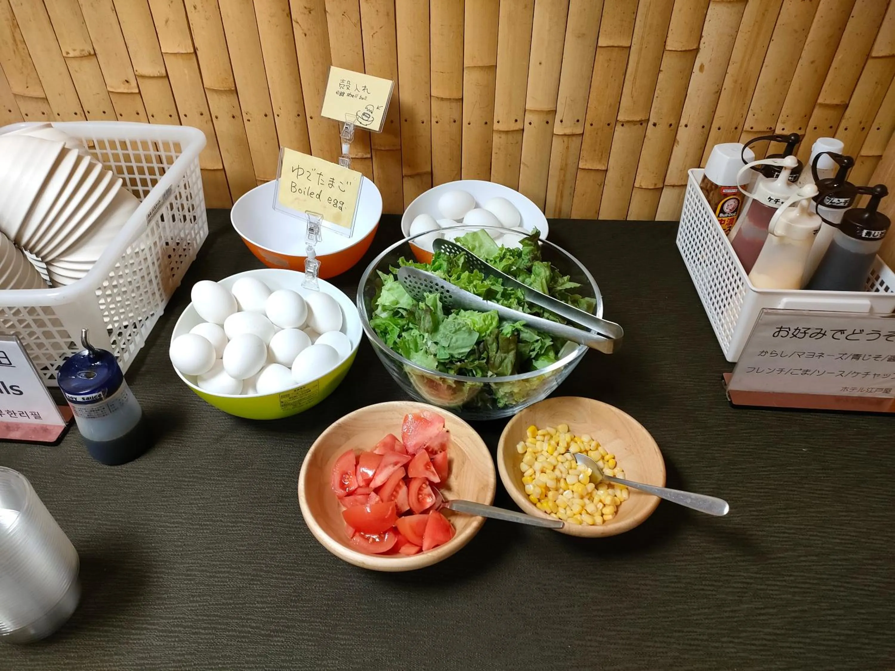 Buffet breakfast in Hotel Edoya