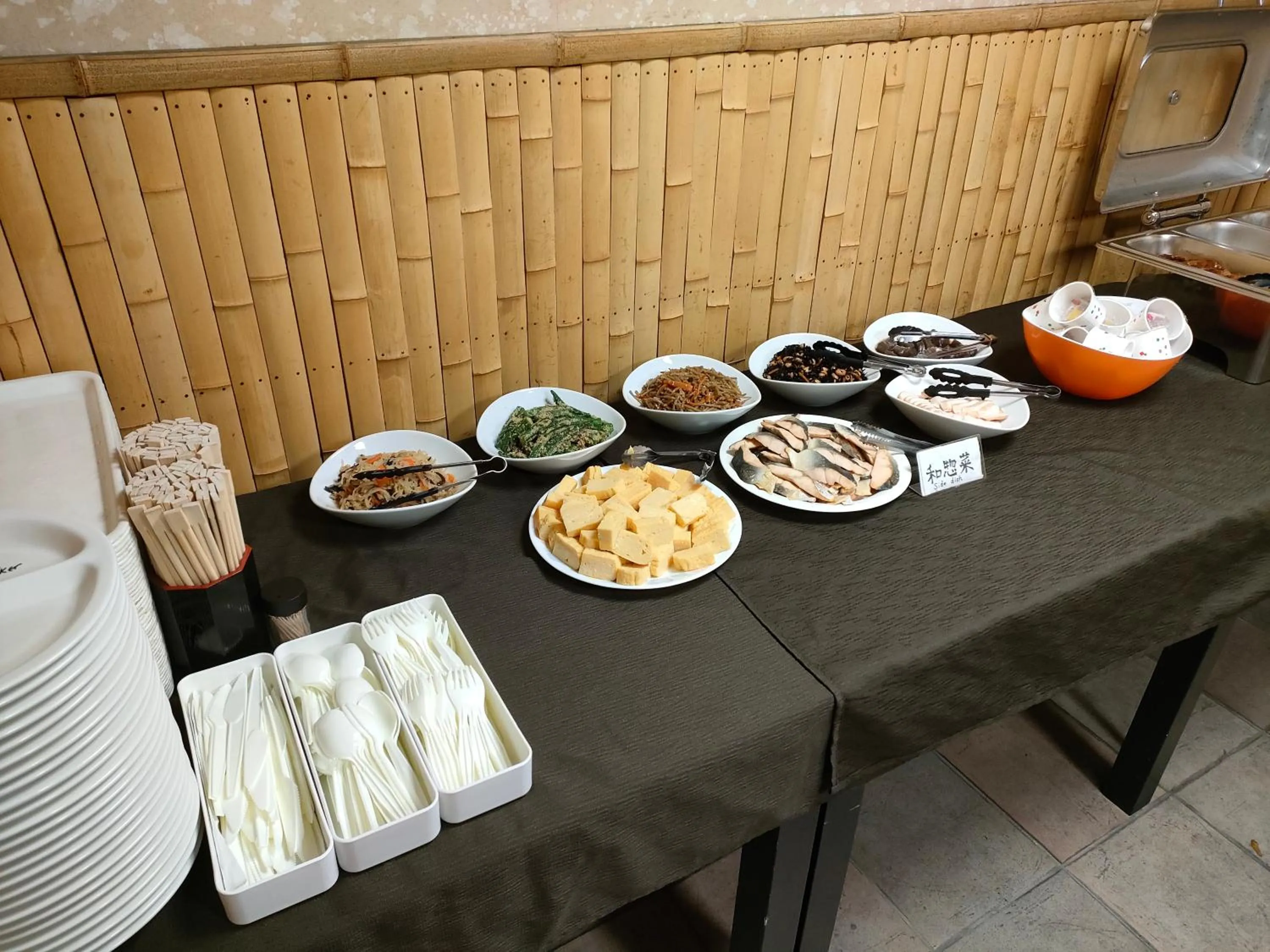 Buffet breakfast in Hotel Edoya