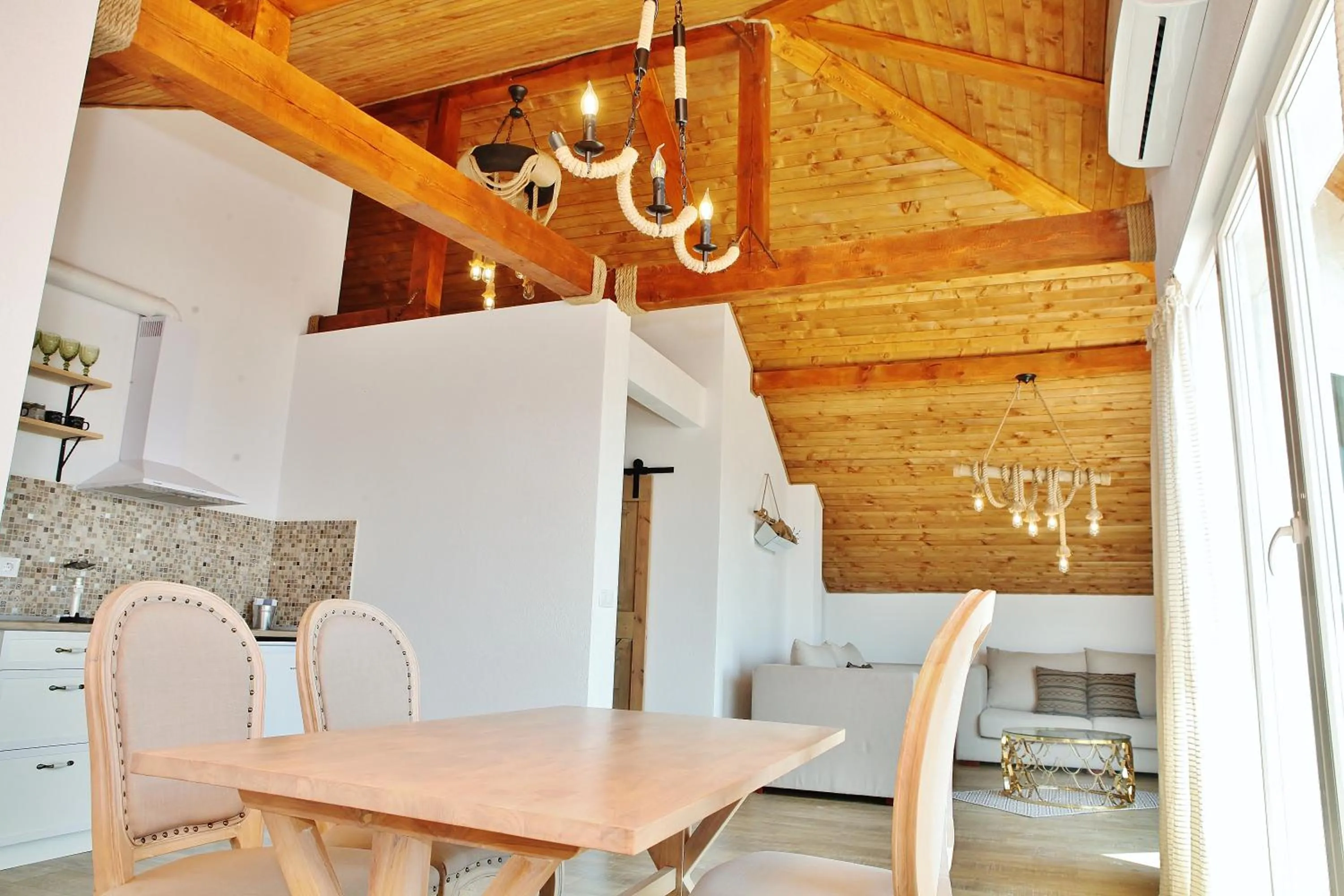 Kitchen or kitchenette in Casa de oro Alma