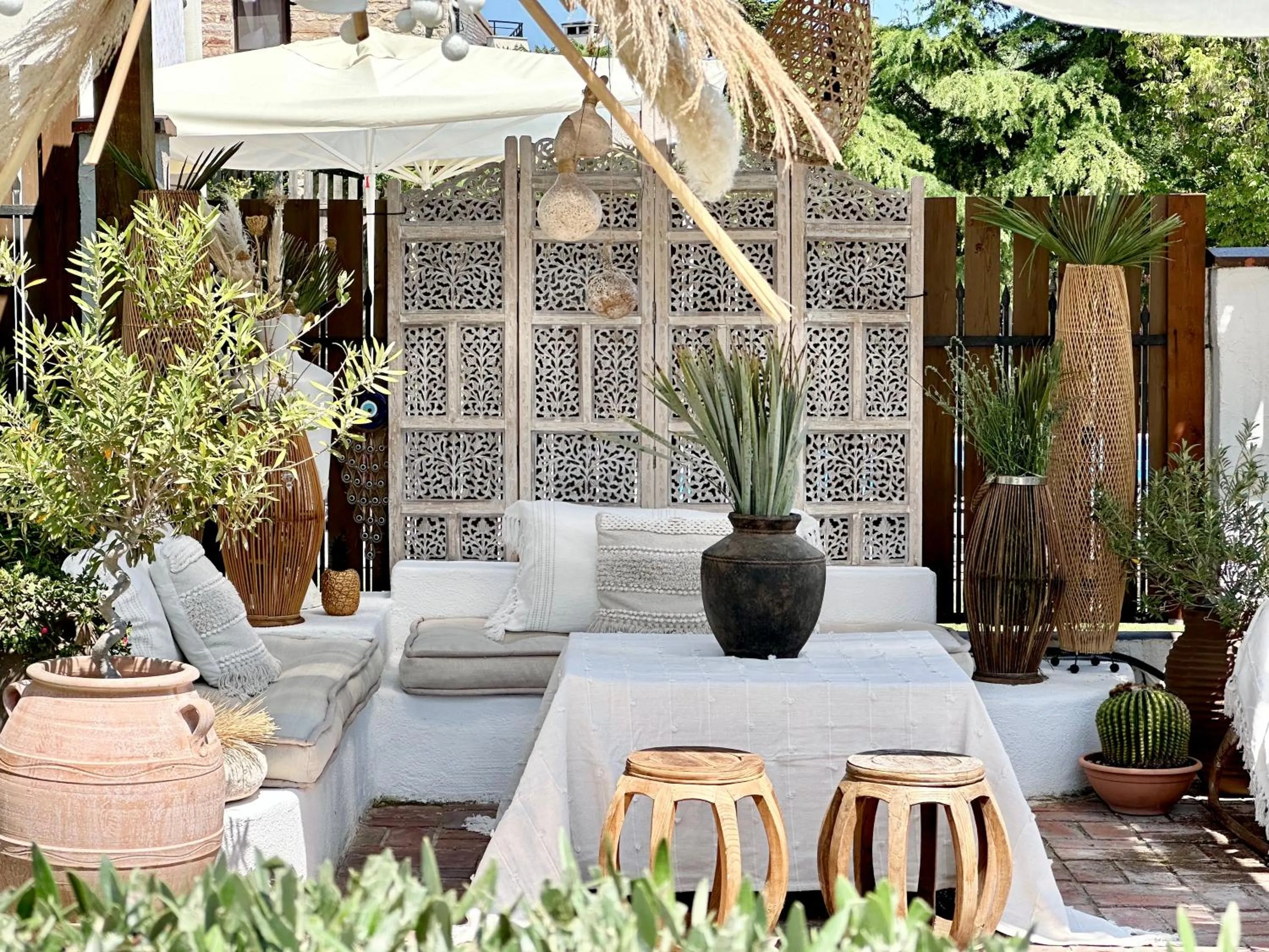 Seating area in Casa de oro Alma