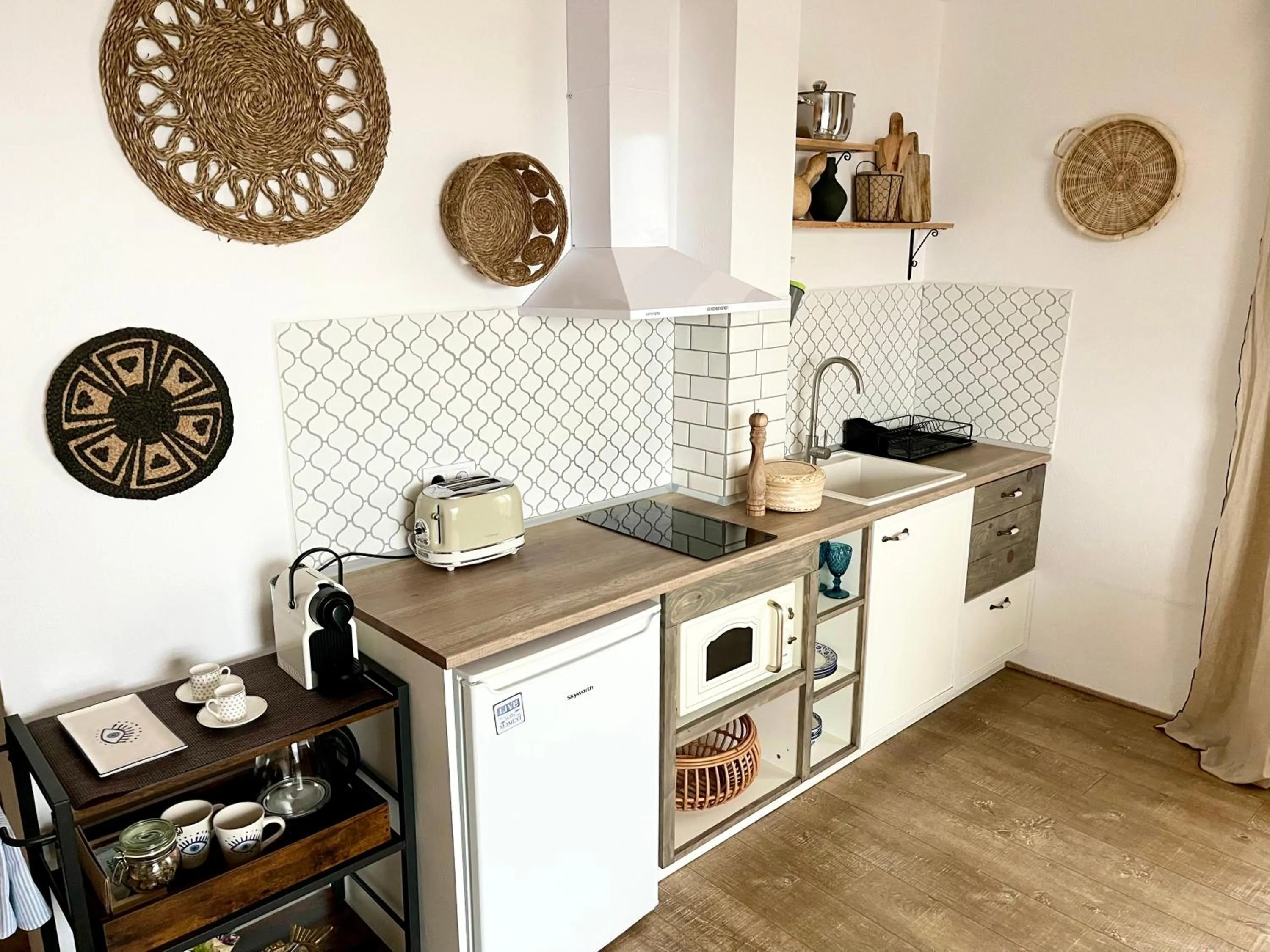 Kitchen or kitchenette in Casa de oro Alma
