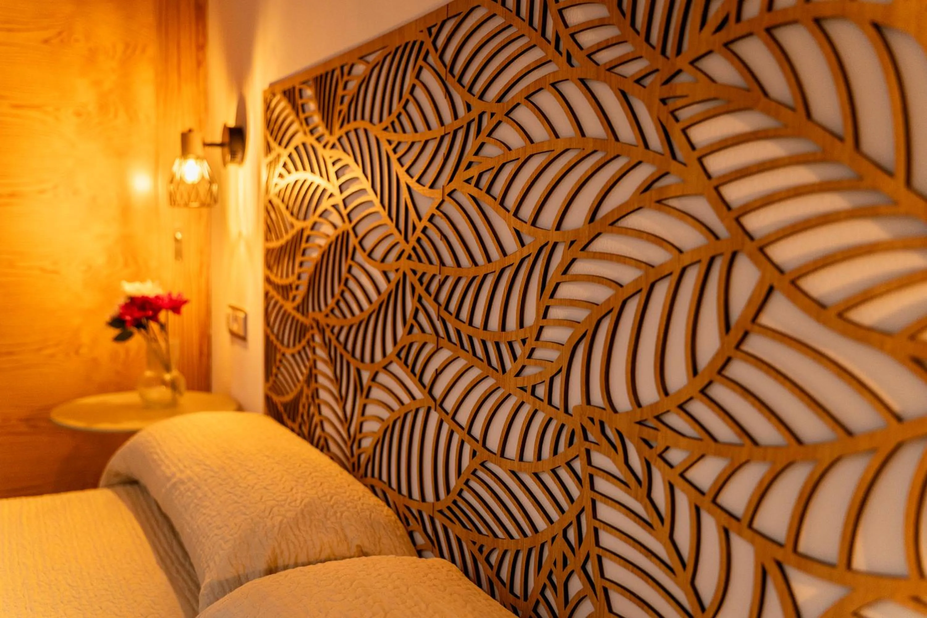 Bed in Hotel Puerta de Cazorla