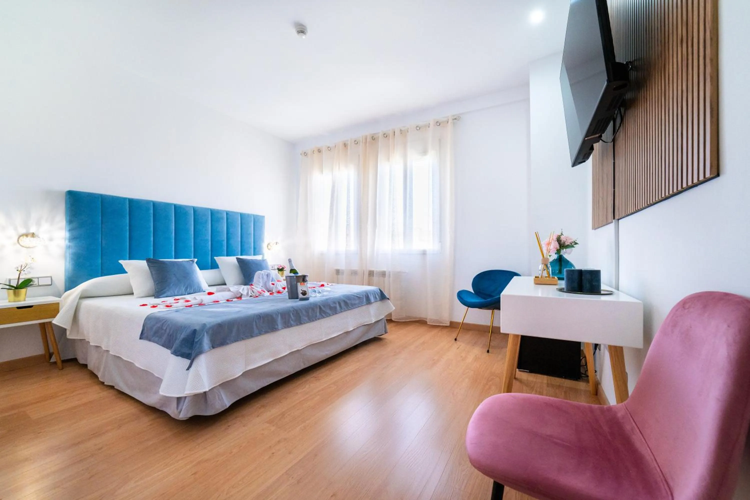 Bed in Hotel Puerta de Cazorla