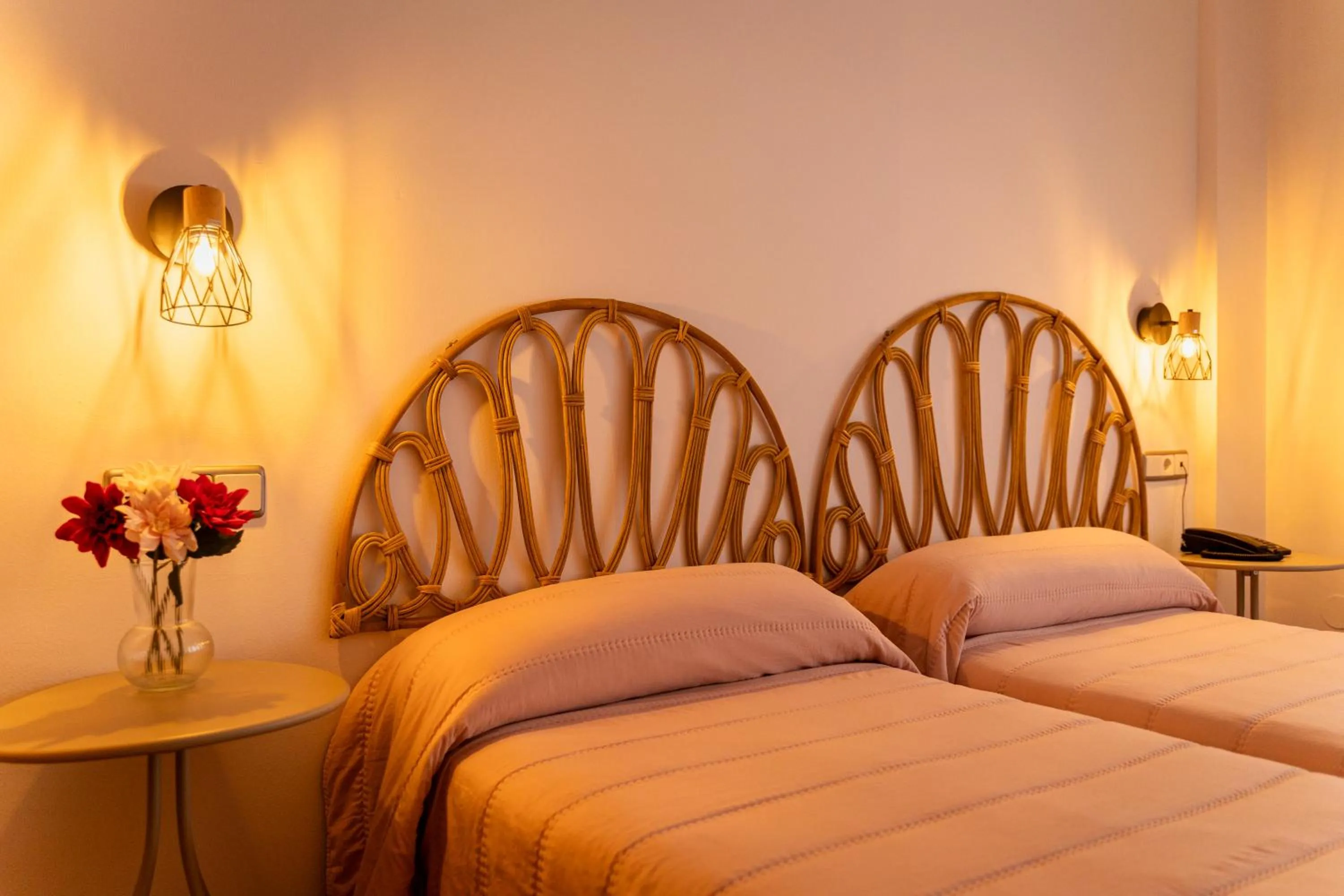Bed in Hotel Puerta de Cazorla