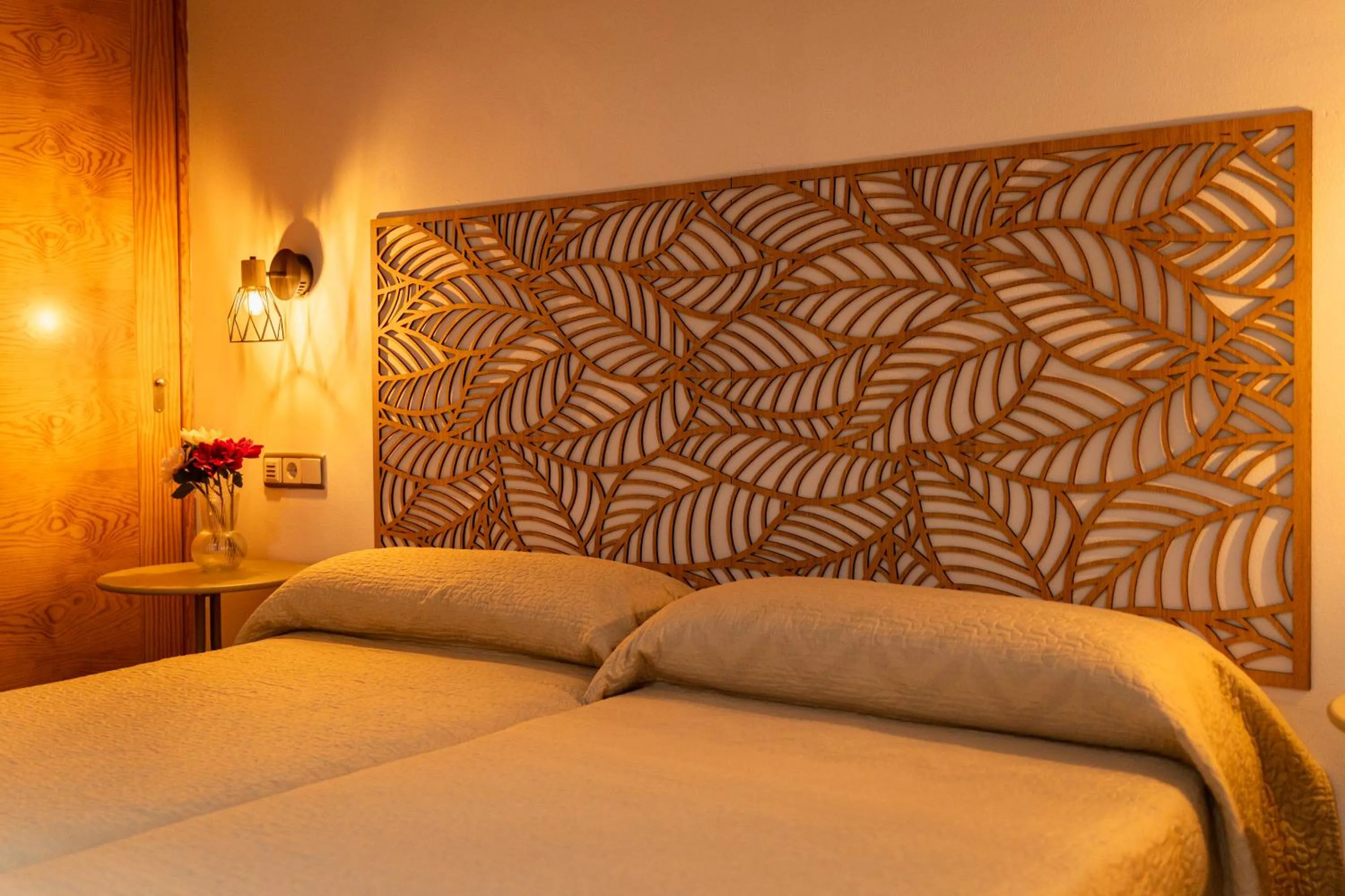 Bed in Hotel Puerta de Cazorla