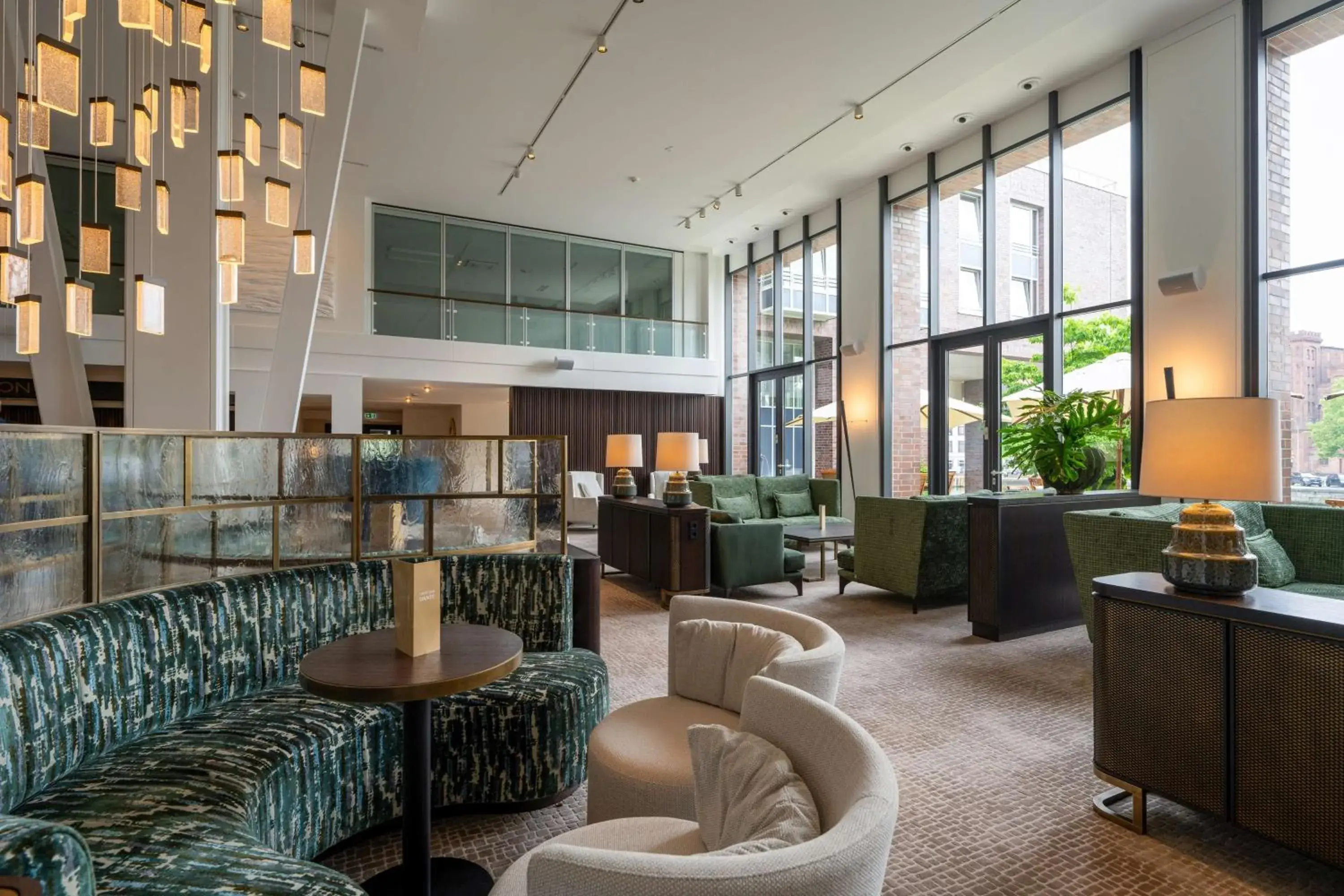 Lobby or reception in Radisson Blu Senator Hotel, Lübeck Lobby or reception in Radisson Blu Senator Hotel, Lübeck