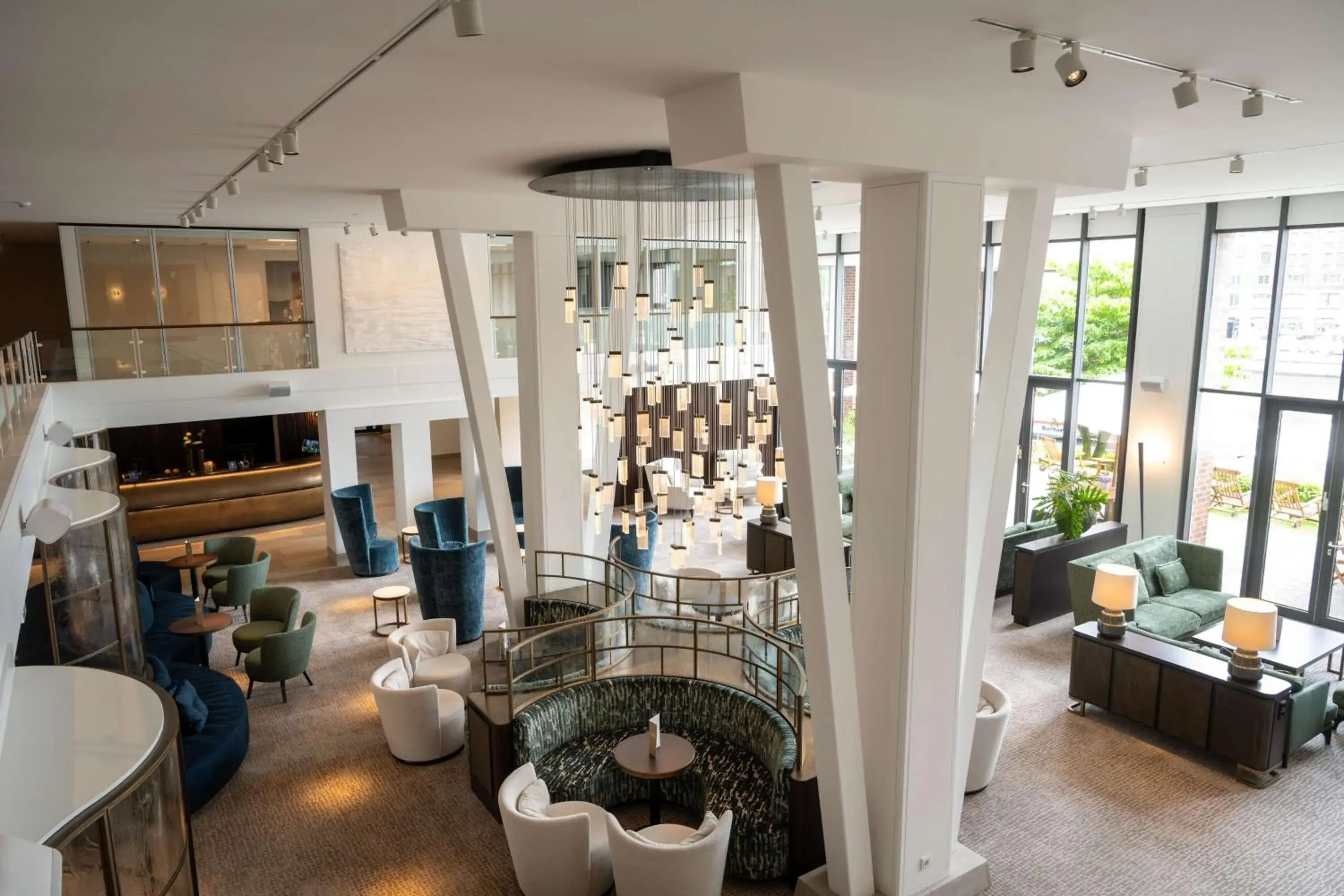 Lobby or reception in Radisson Blu Senator Hotel, Lübeck Lobby or reception in Radisson Blu Senator Hotel, Lübeck