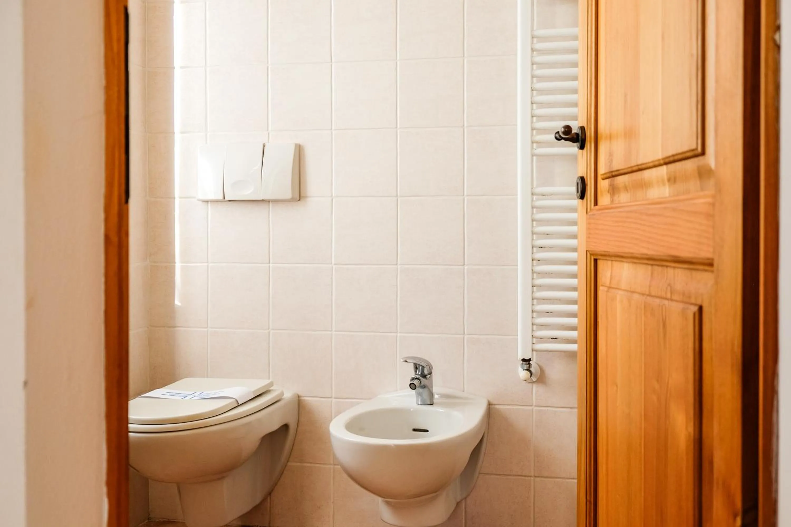 Bathroom in Agriturismo biologico Bulichella