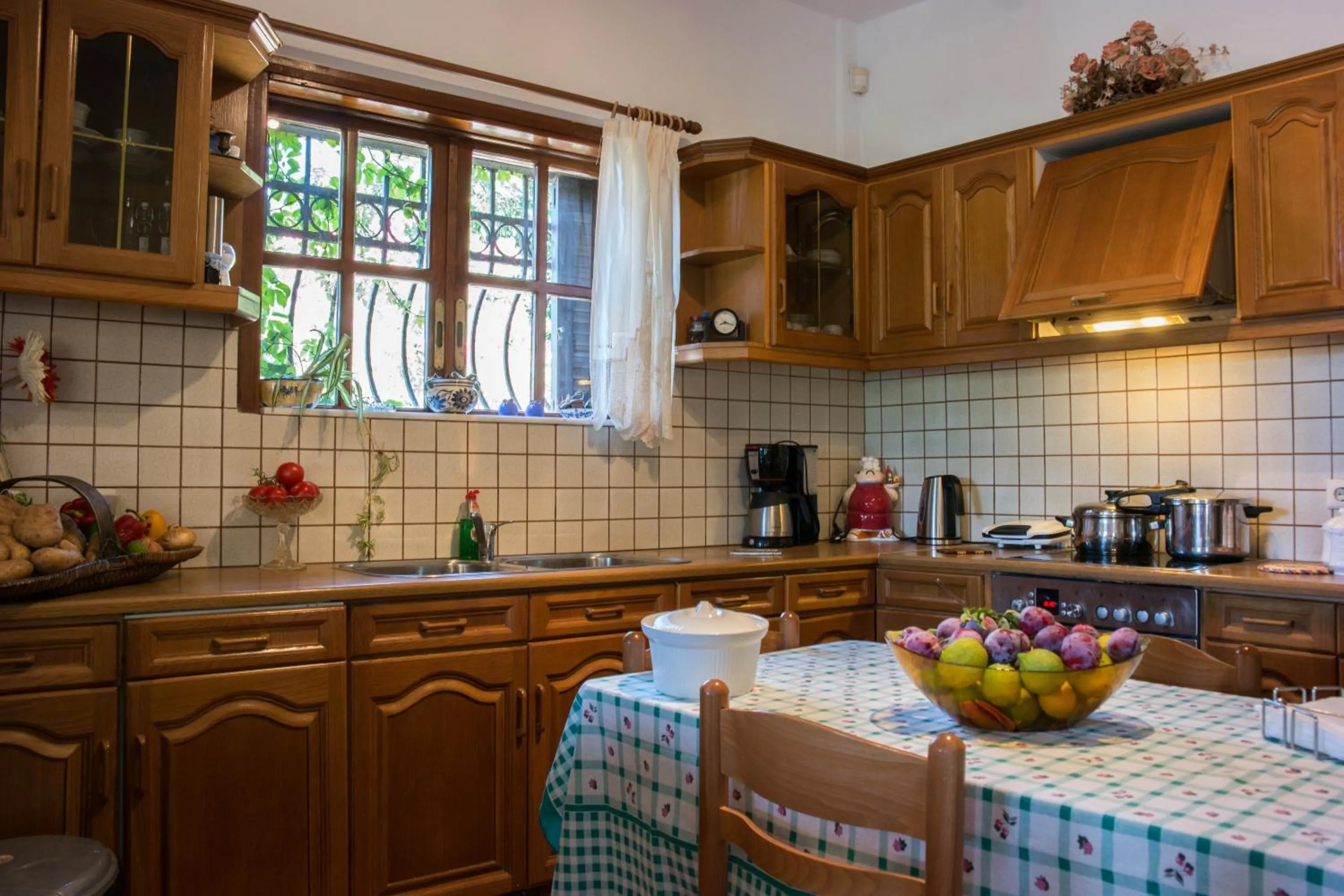 Kitchen or kitchenette in Alexandra Villa Stalos