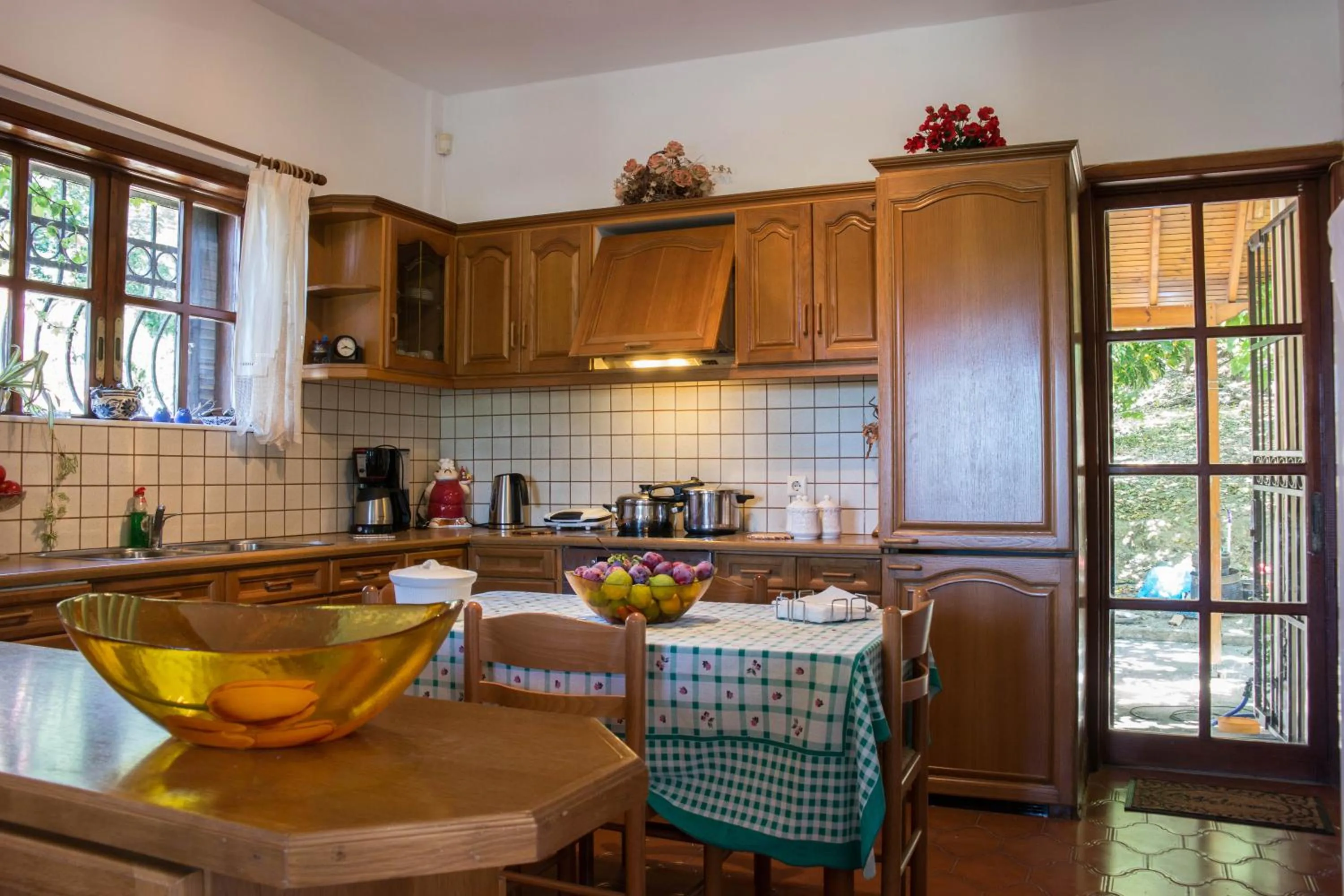 Kitchen or kitchenette in Alexandra Villa Stalos