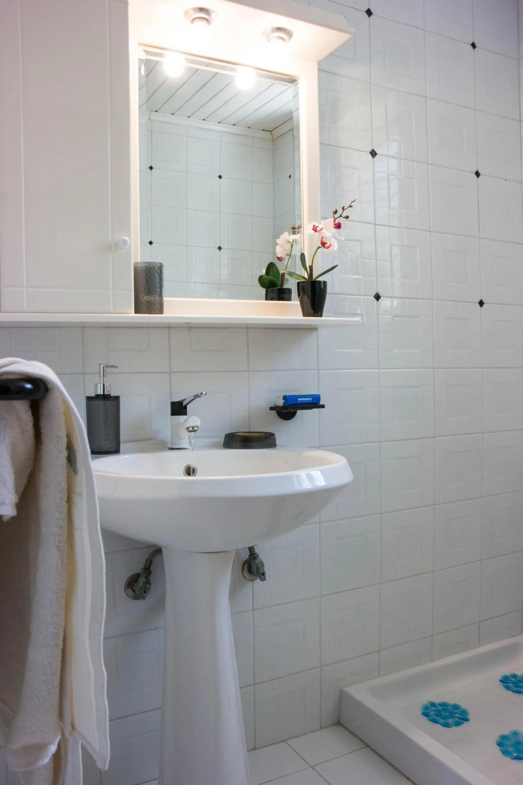Shower in Alexandra Villa Stalos