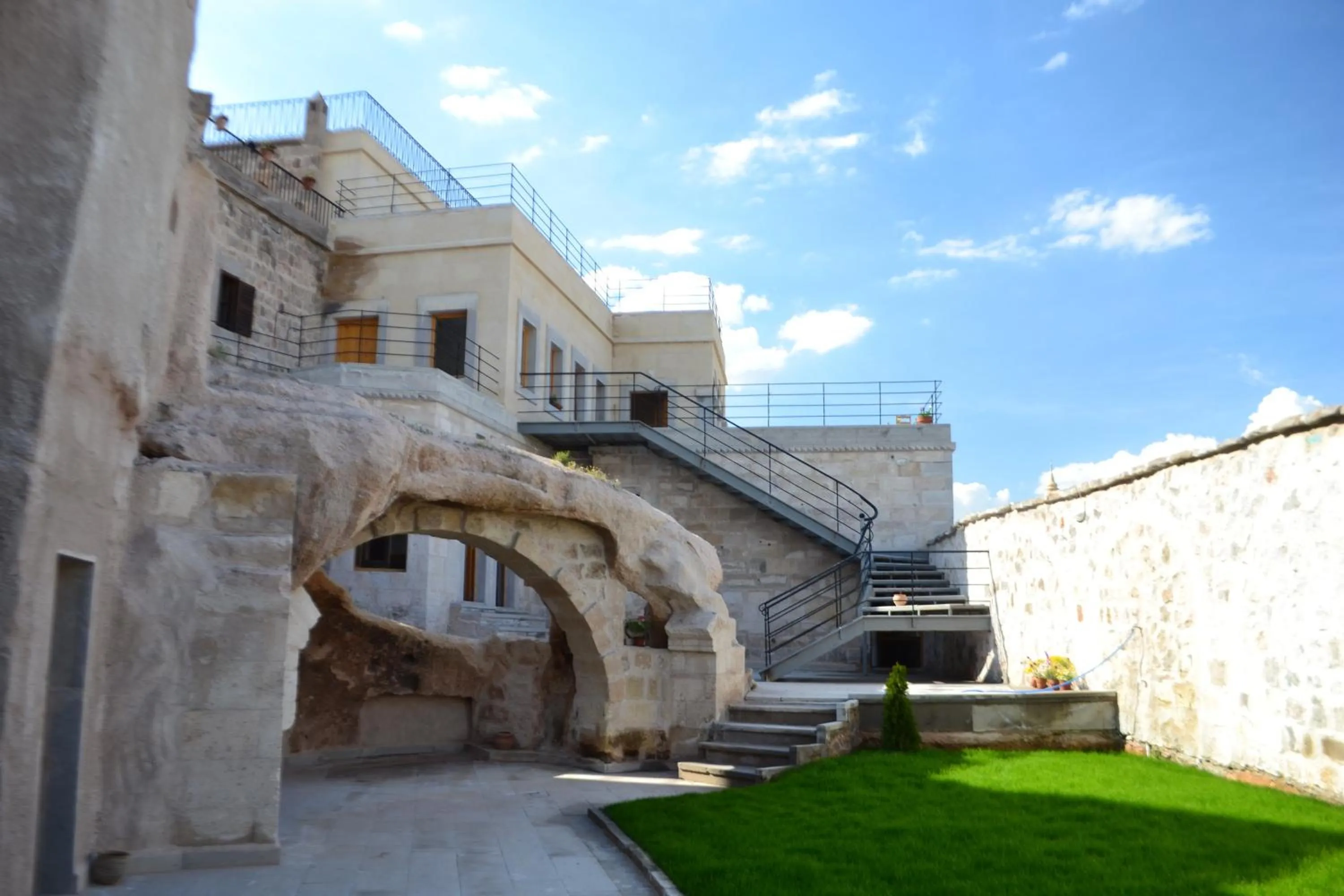 Property building in Helike Cave Suites