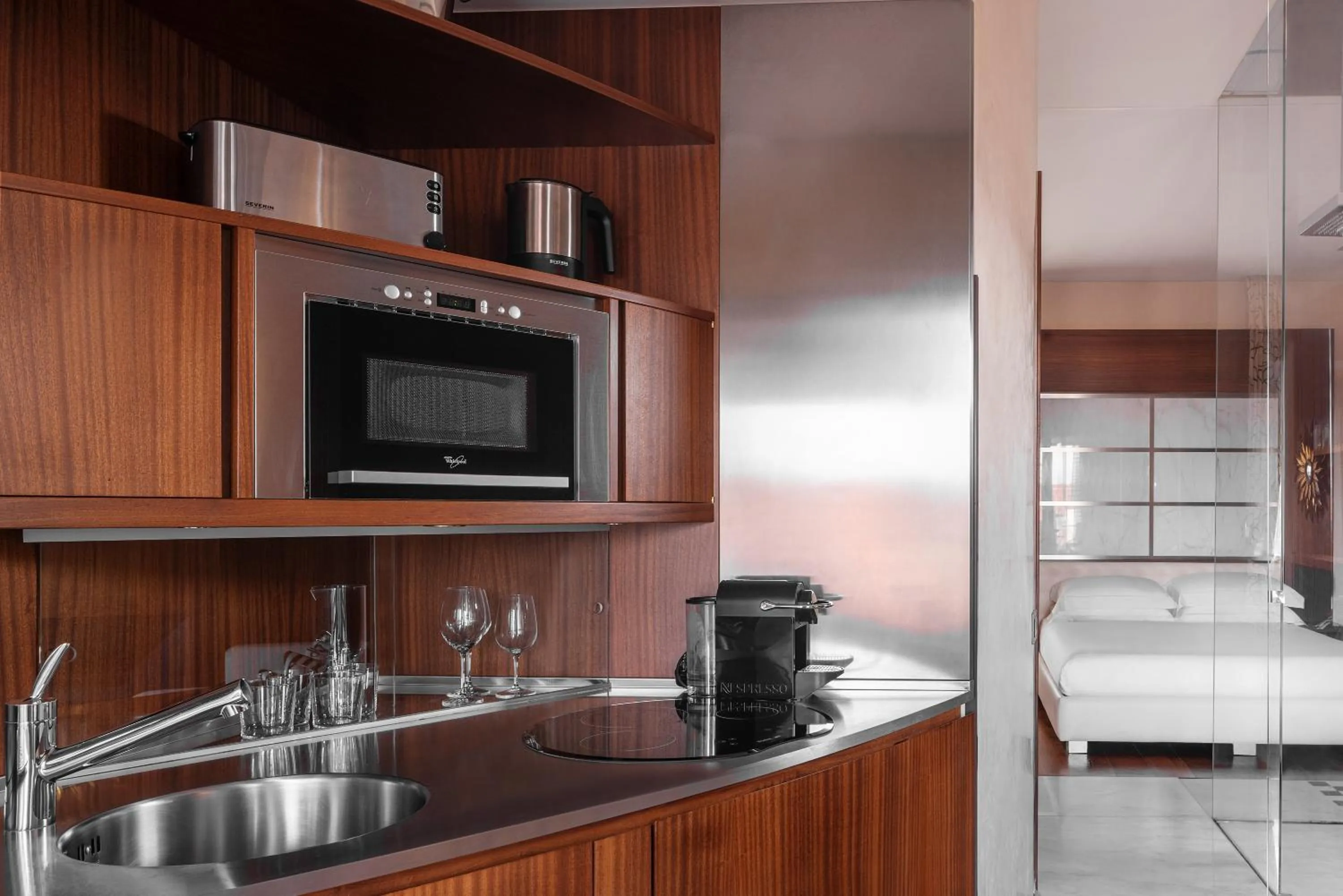 Kitchen or kitchenette in Repubblica Firenze Luxury Apartments UNA Esperienze