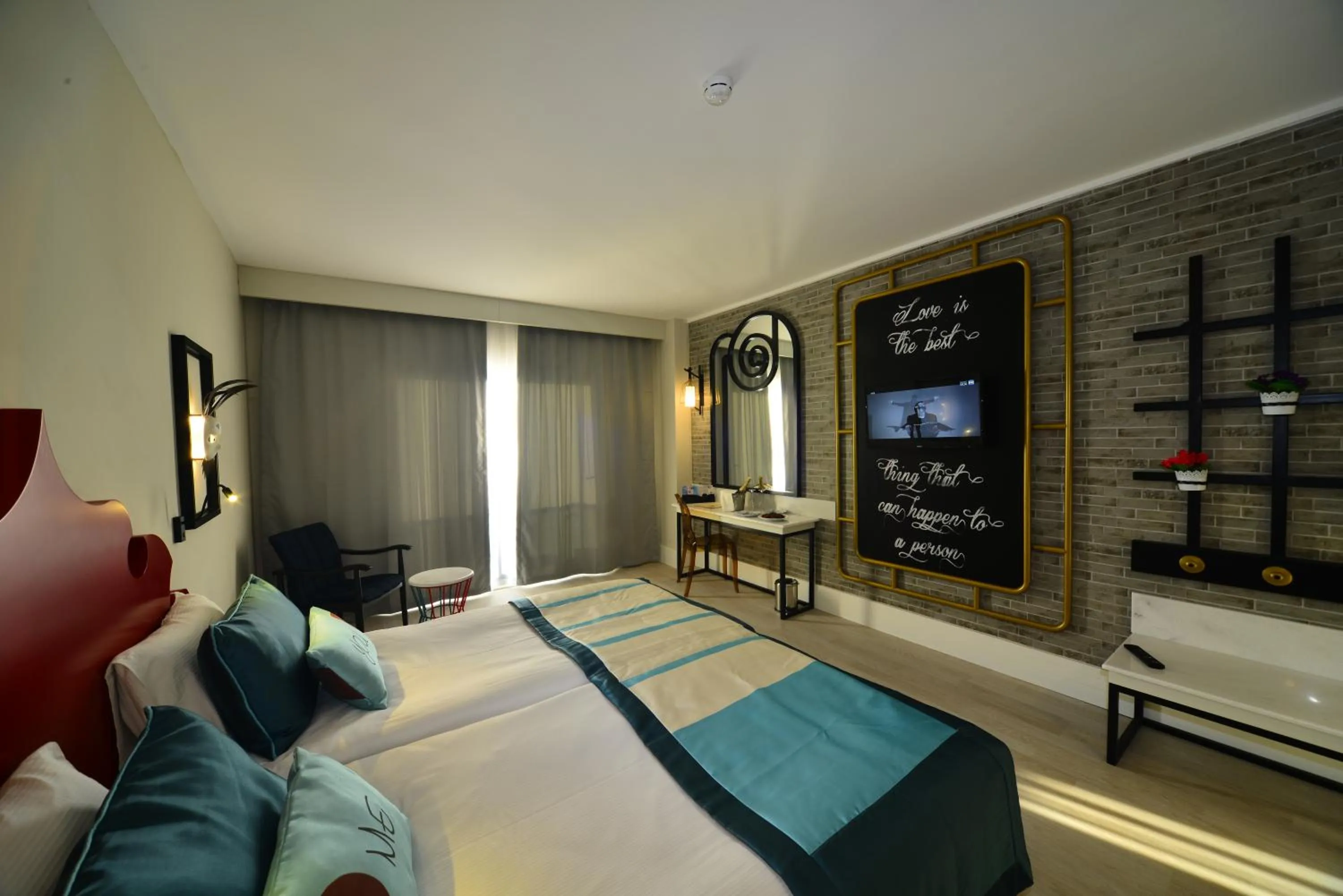 Bed in Seaden Valentine Resort & Spa