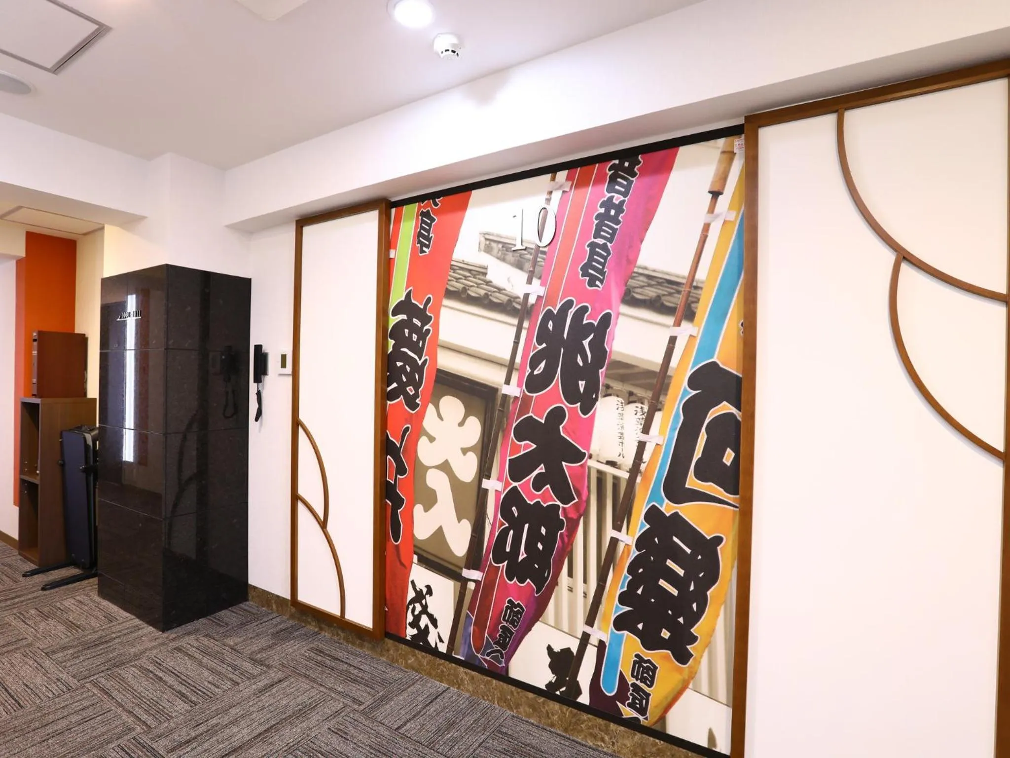 Decorative detail in Hotel Wing International Select Ueno Okachimachi