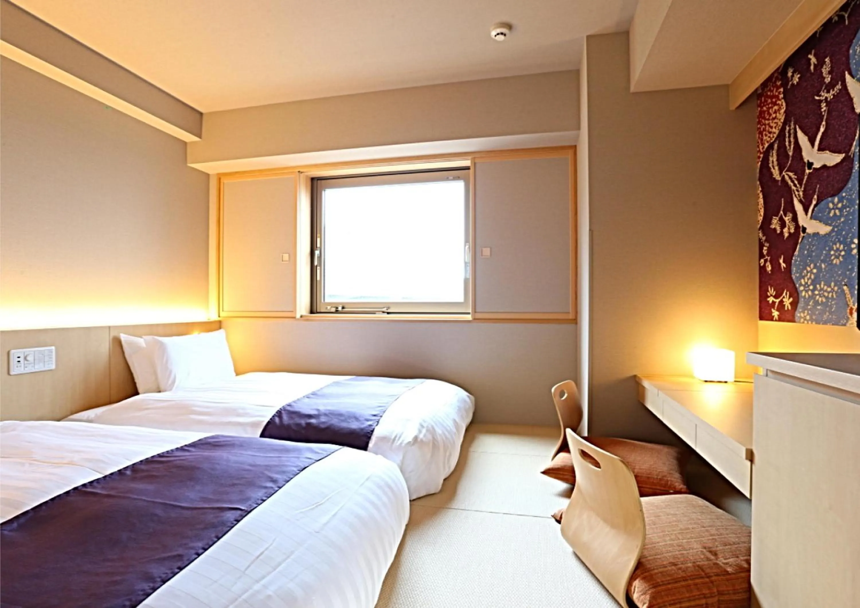 Photo of the whole room, Bed in Hotel Wing International Premium Kanazawa Ekimae