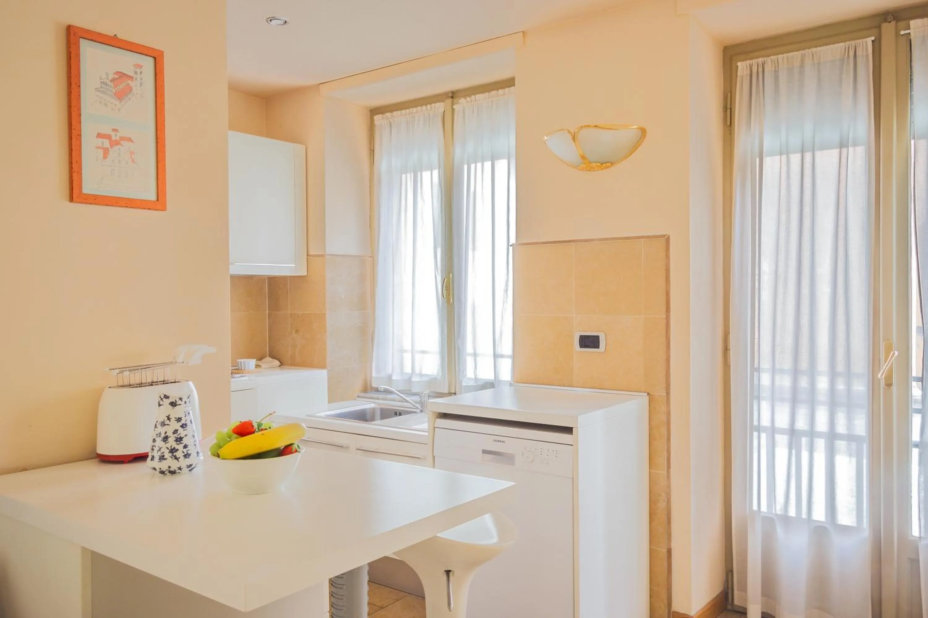 Kitchen or kitchenette in Casa Paolina
