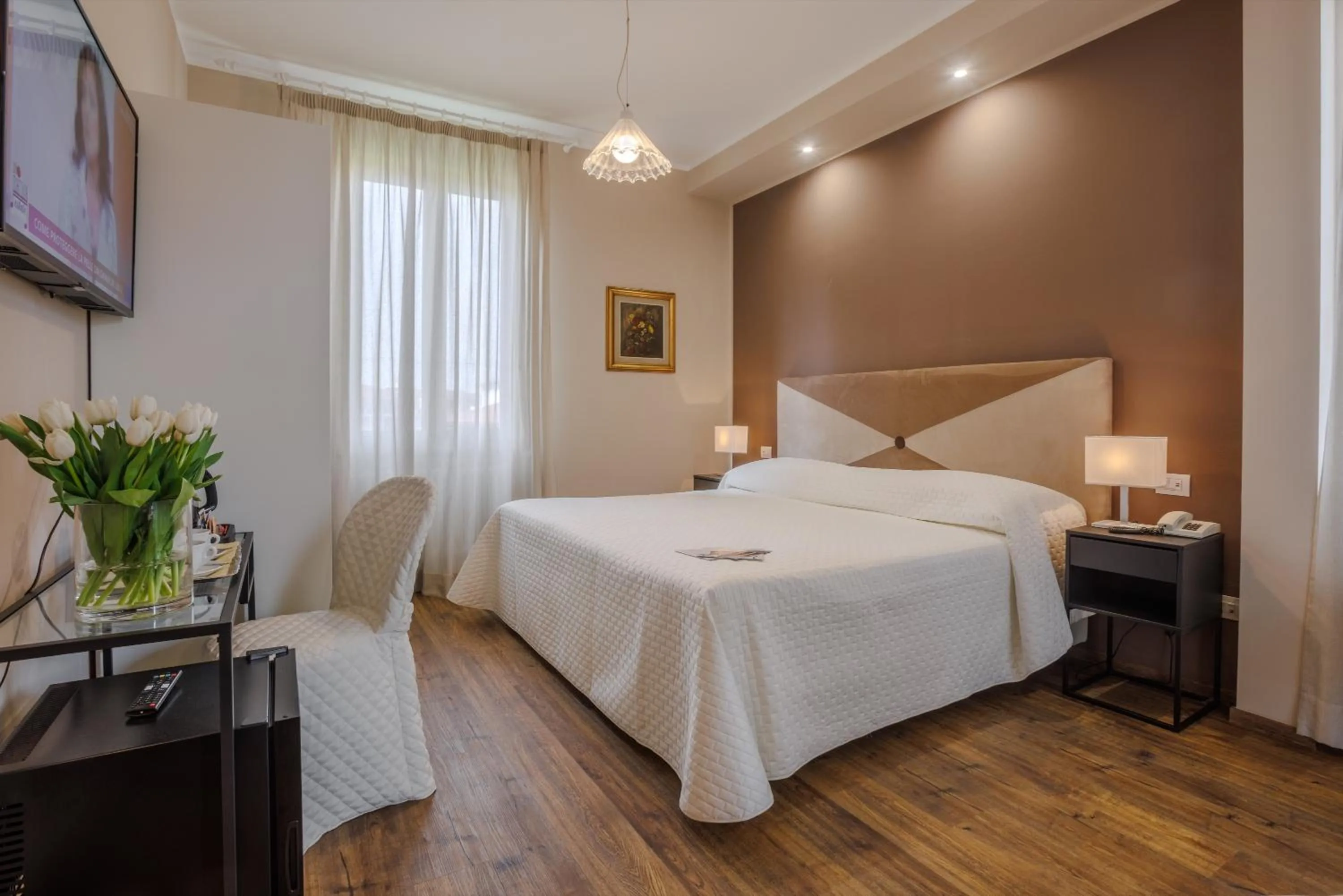 Bed in Albergo Alassio